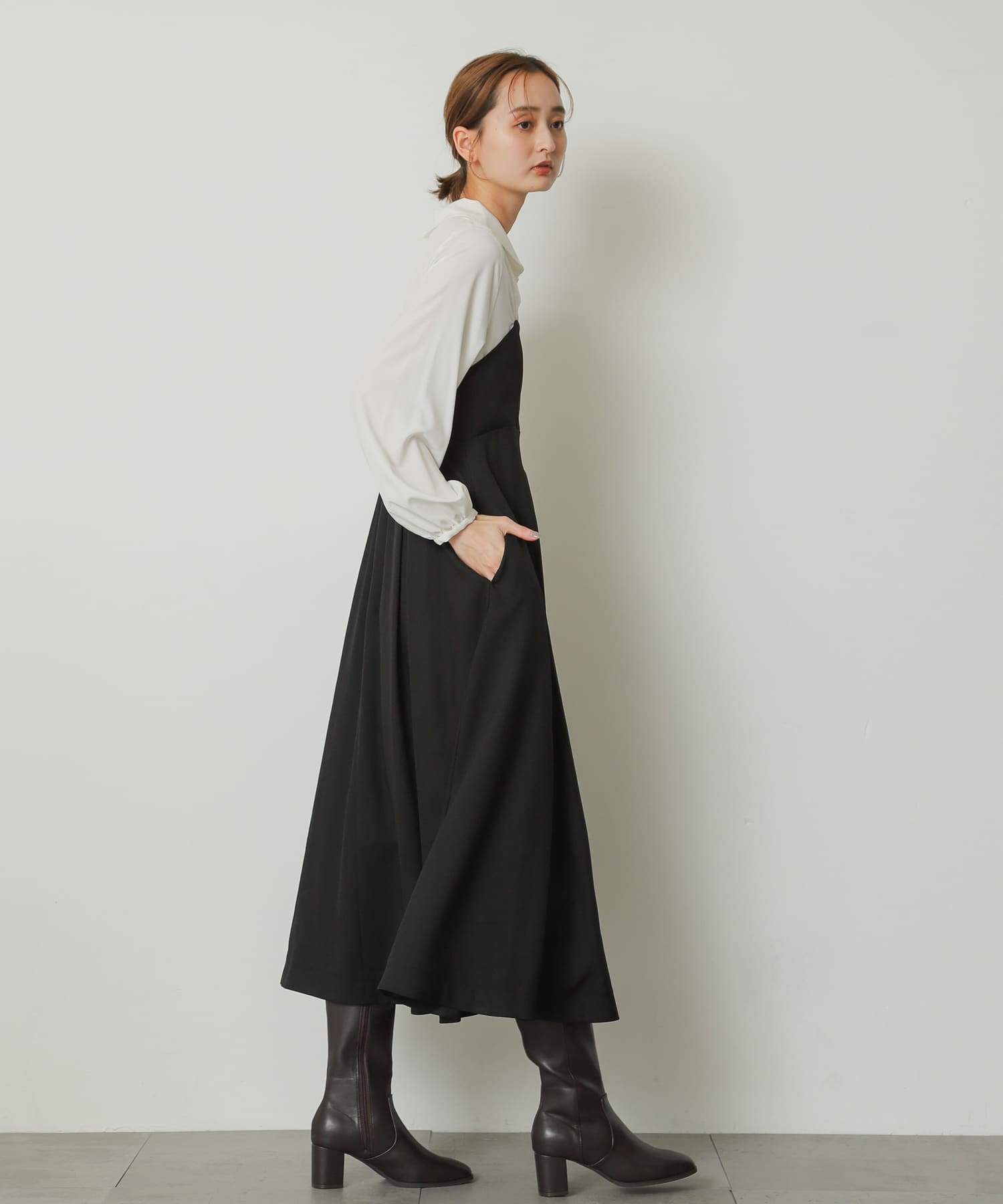 身長：169cm サイズ：one