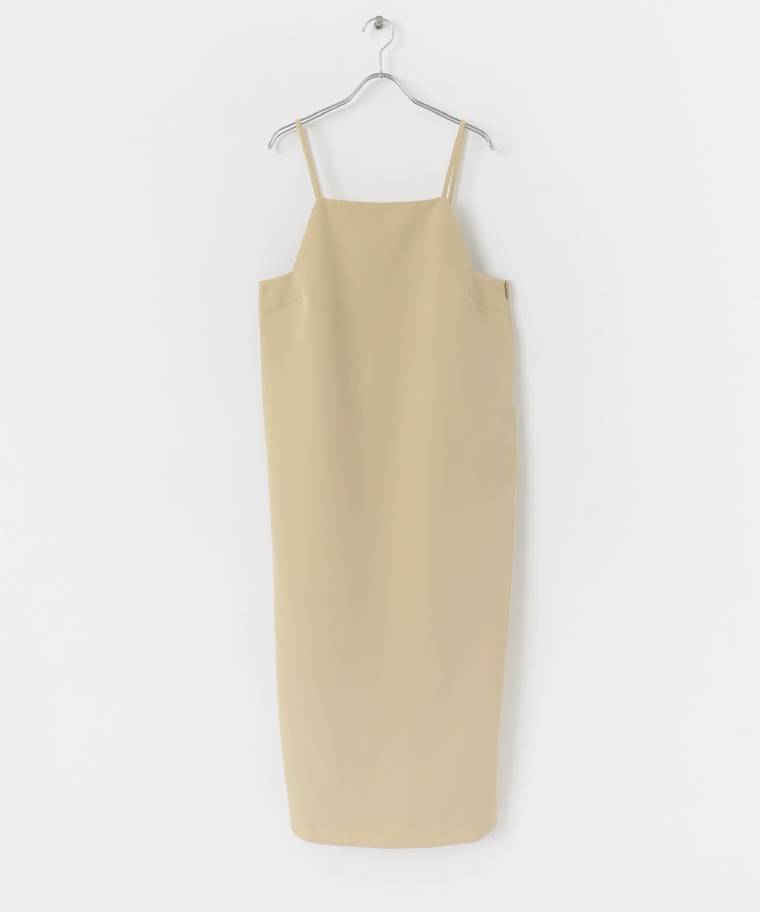 ストレートキャミワンピース BEIGE one