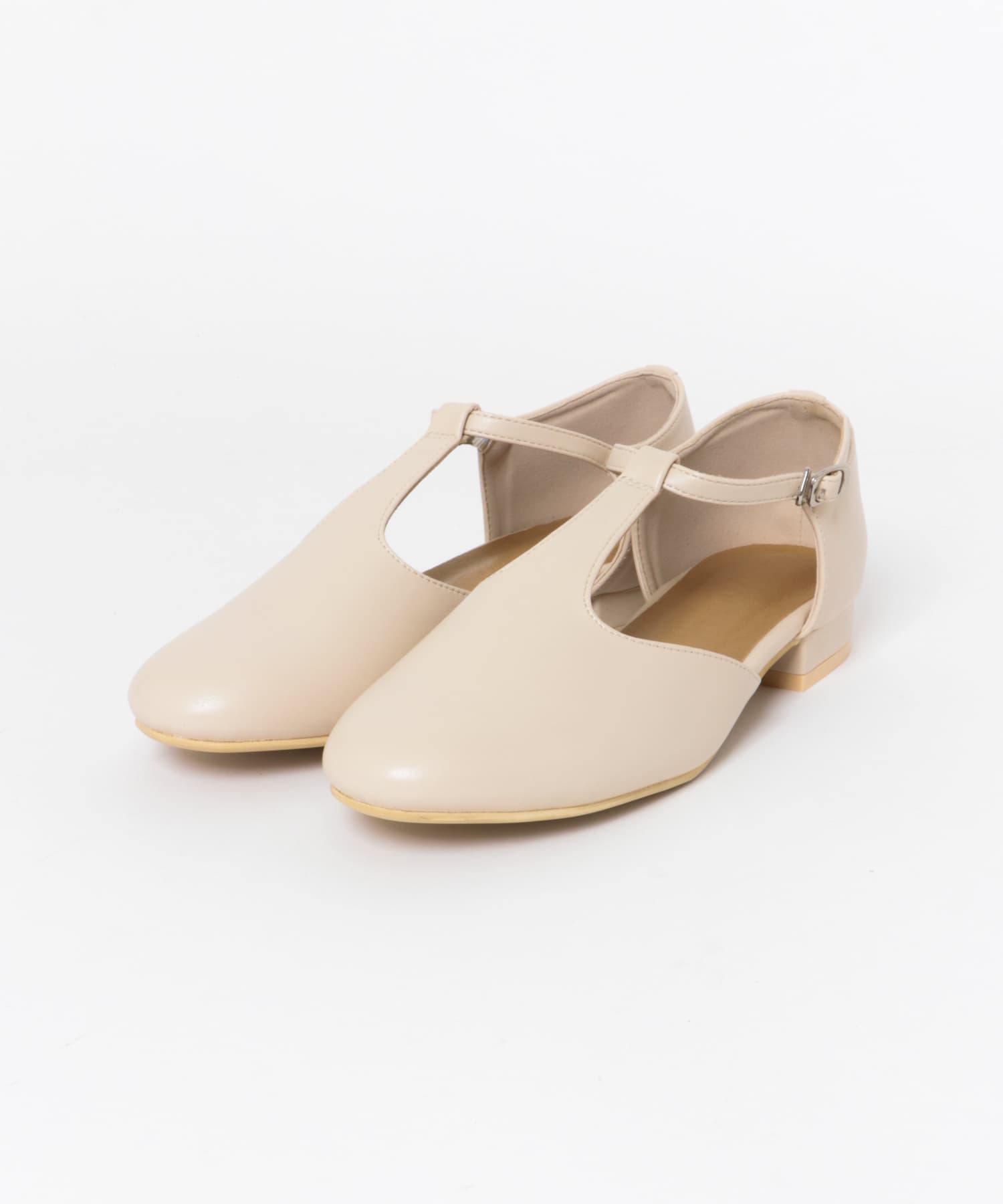 セパレートTストラップシューズ IVORY S