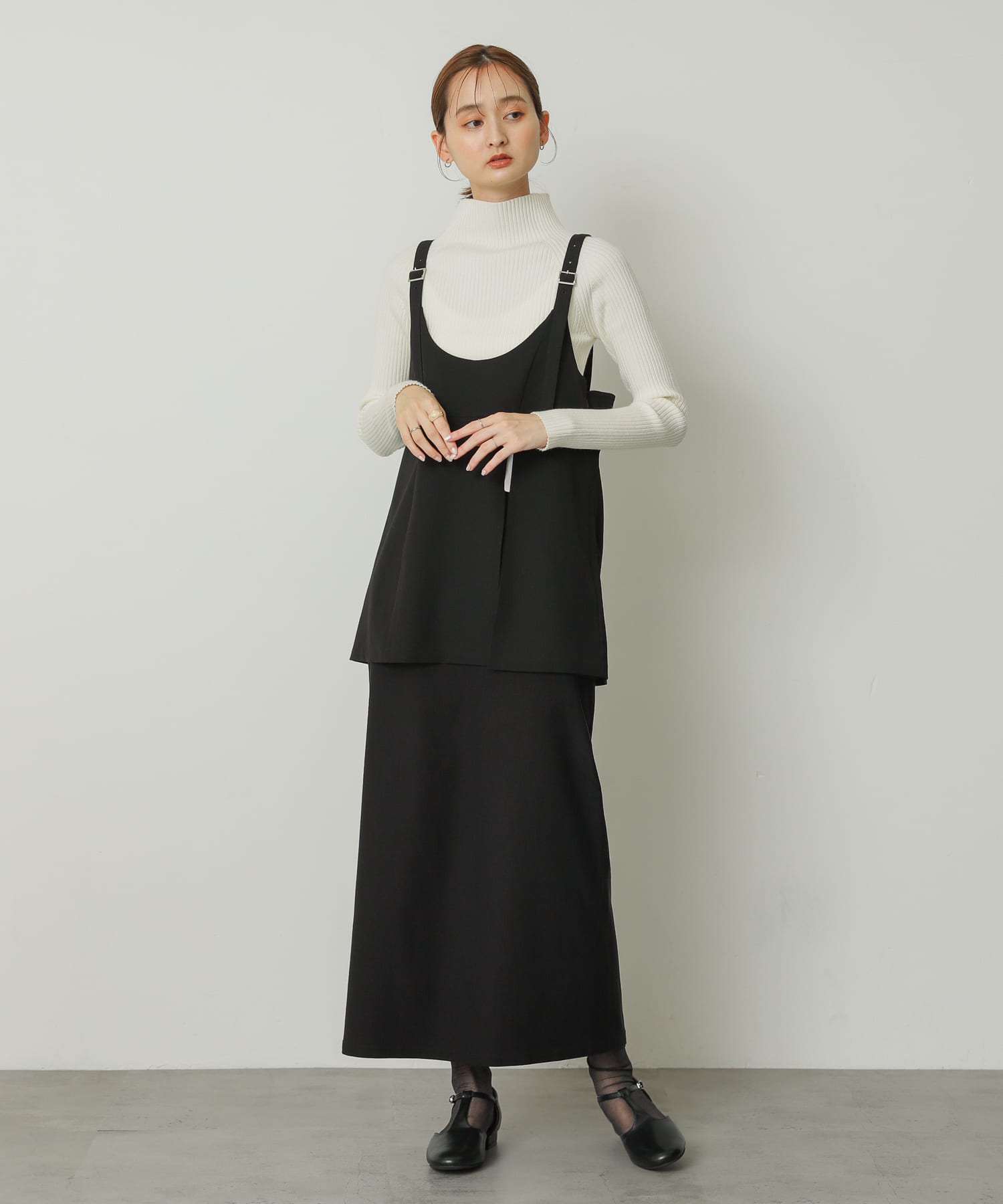 セパレートTストラップシューズ BLACK M