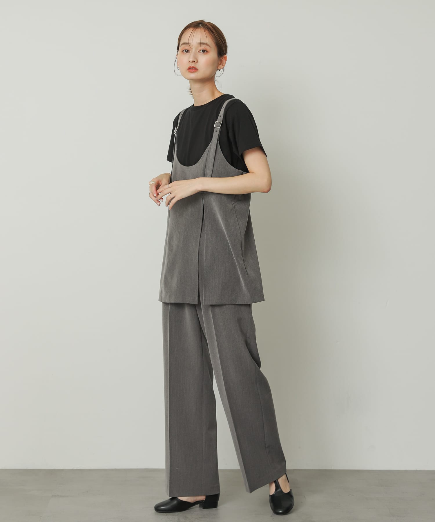 セパレートTストラップシューズ BLACK M