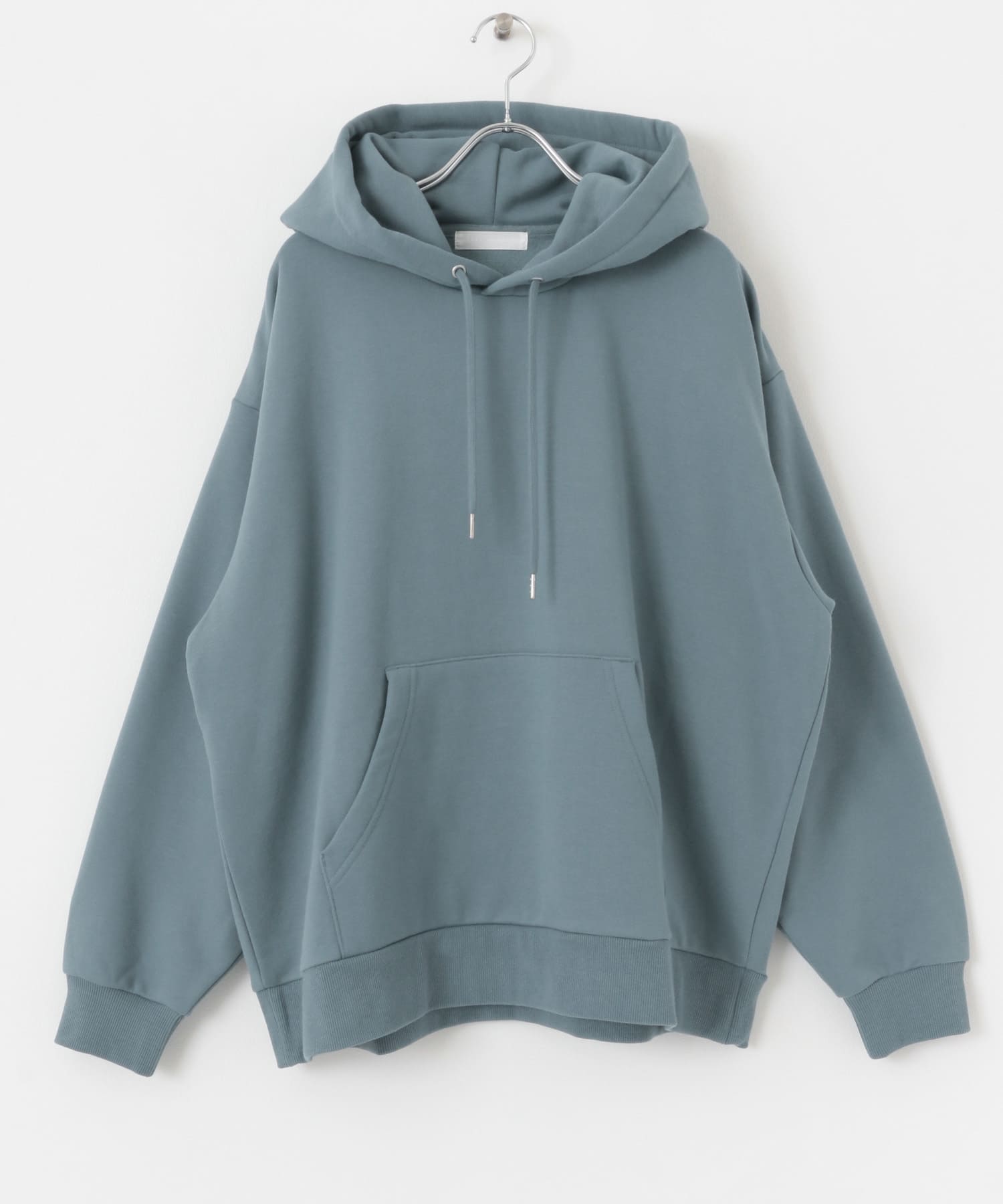 ハーフウラキモウライトスウェットパーカ BLUE M