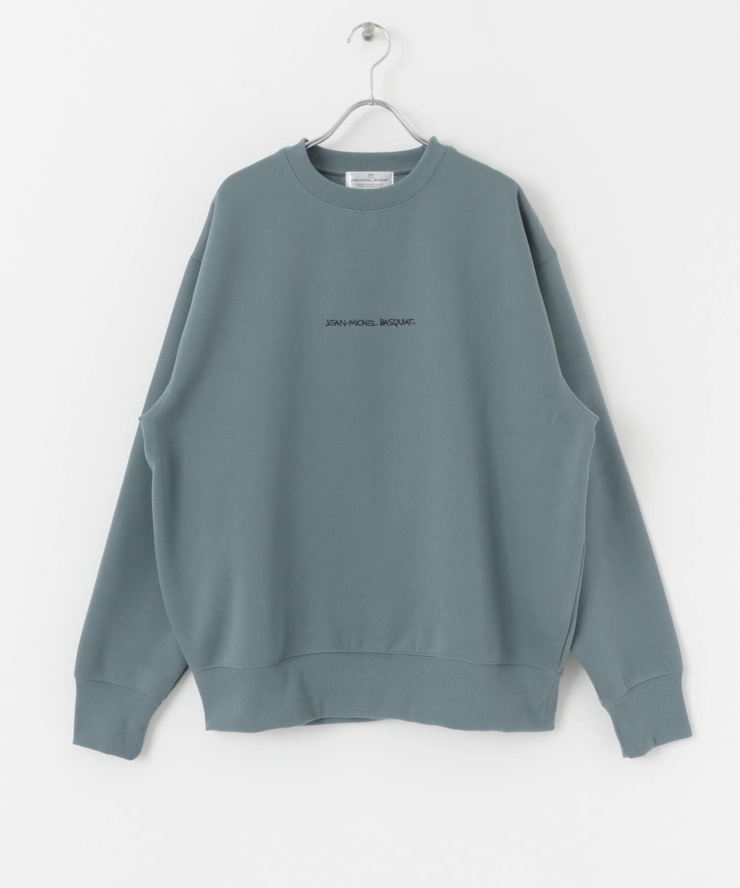 『別注』グラフィックアートスウェットシャツA BLUE M