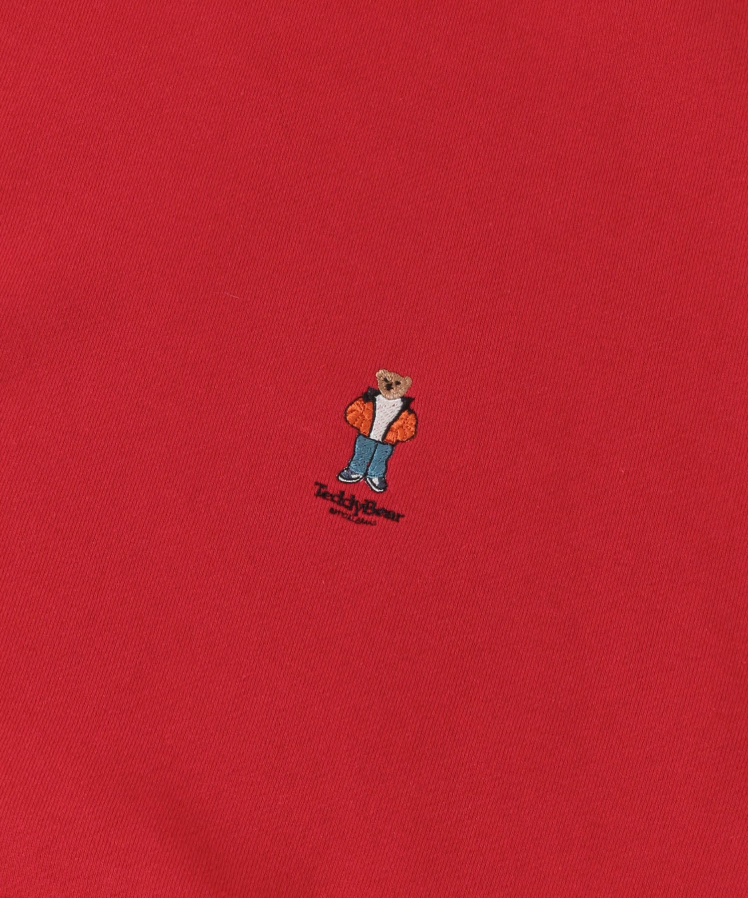 『別注』TeddyBear×SENSE OF PLACE　テディベアウラキモウスウェット RED M