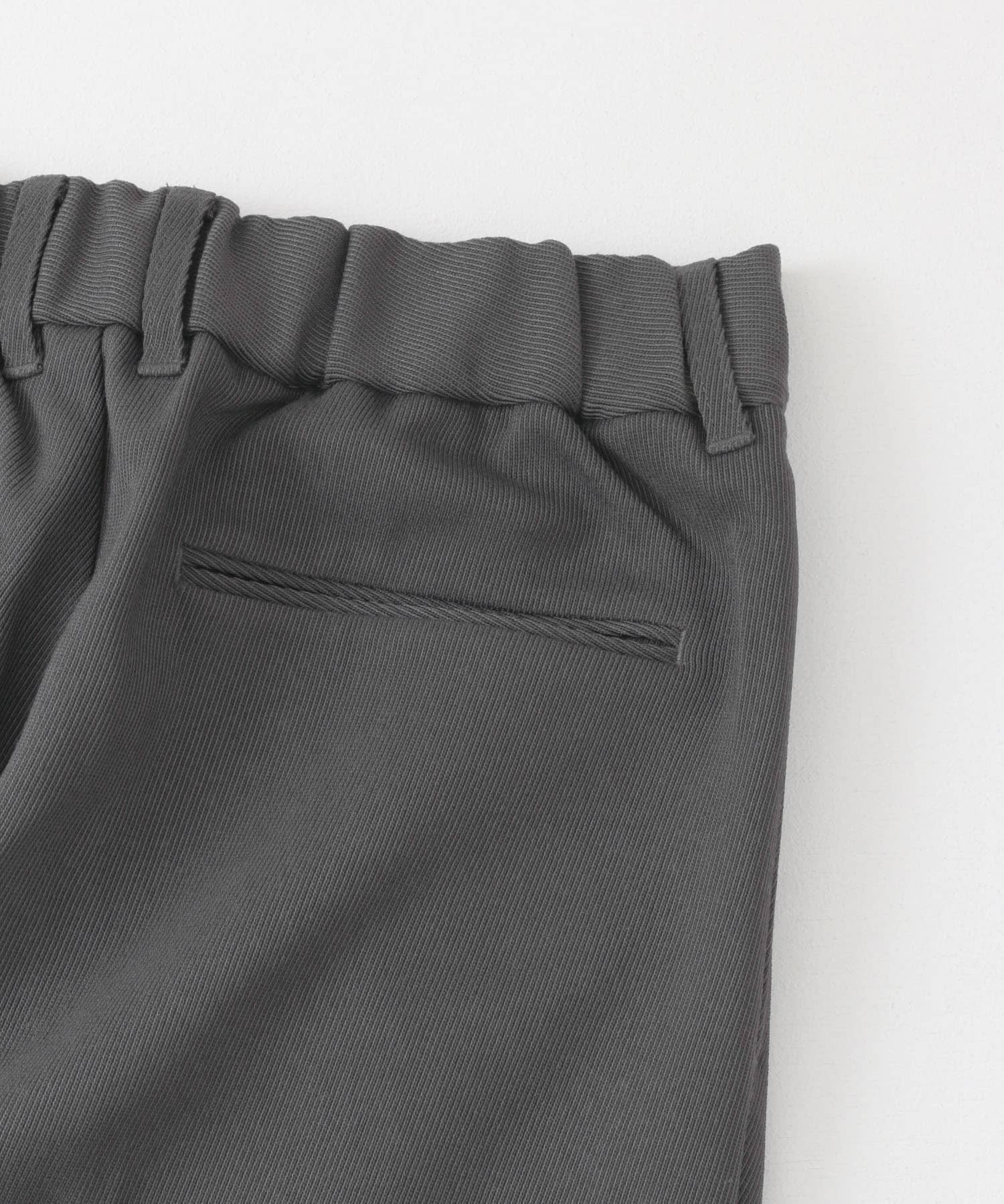 ハードツイルセンタープレスストレートパンツ GRAY M
