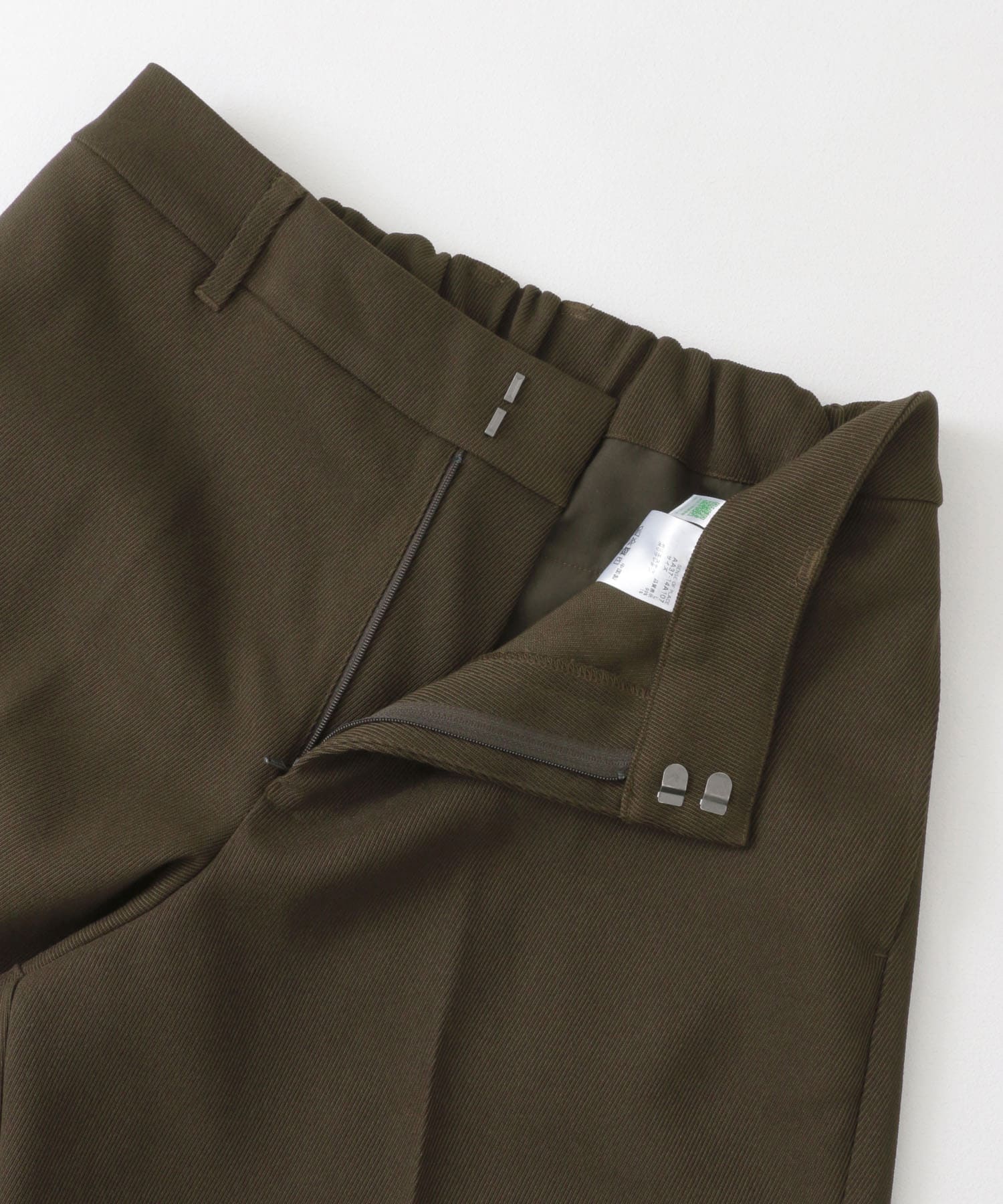 ハードツイルセンタープレスワイドパンツ BROWN M