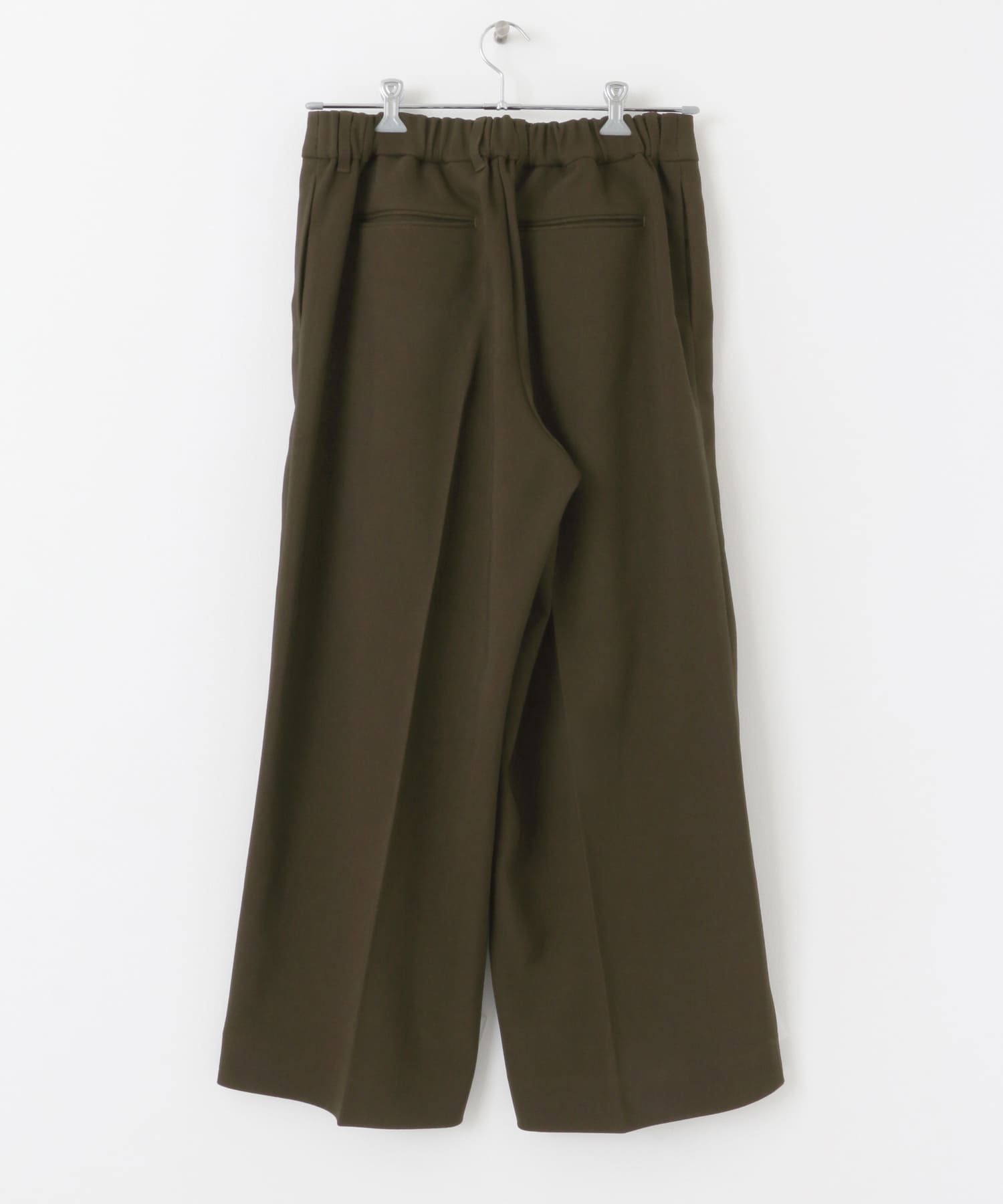 ハードツイルセンタープレスワイドパンツ BROWN M