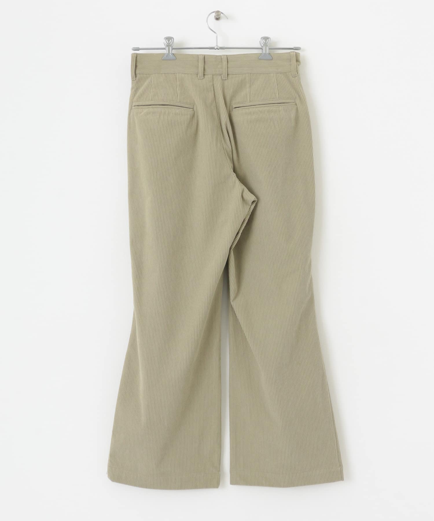 『セットアップ対応』 コーデュロイタックワイドパンツ L.KHAKI M
