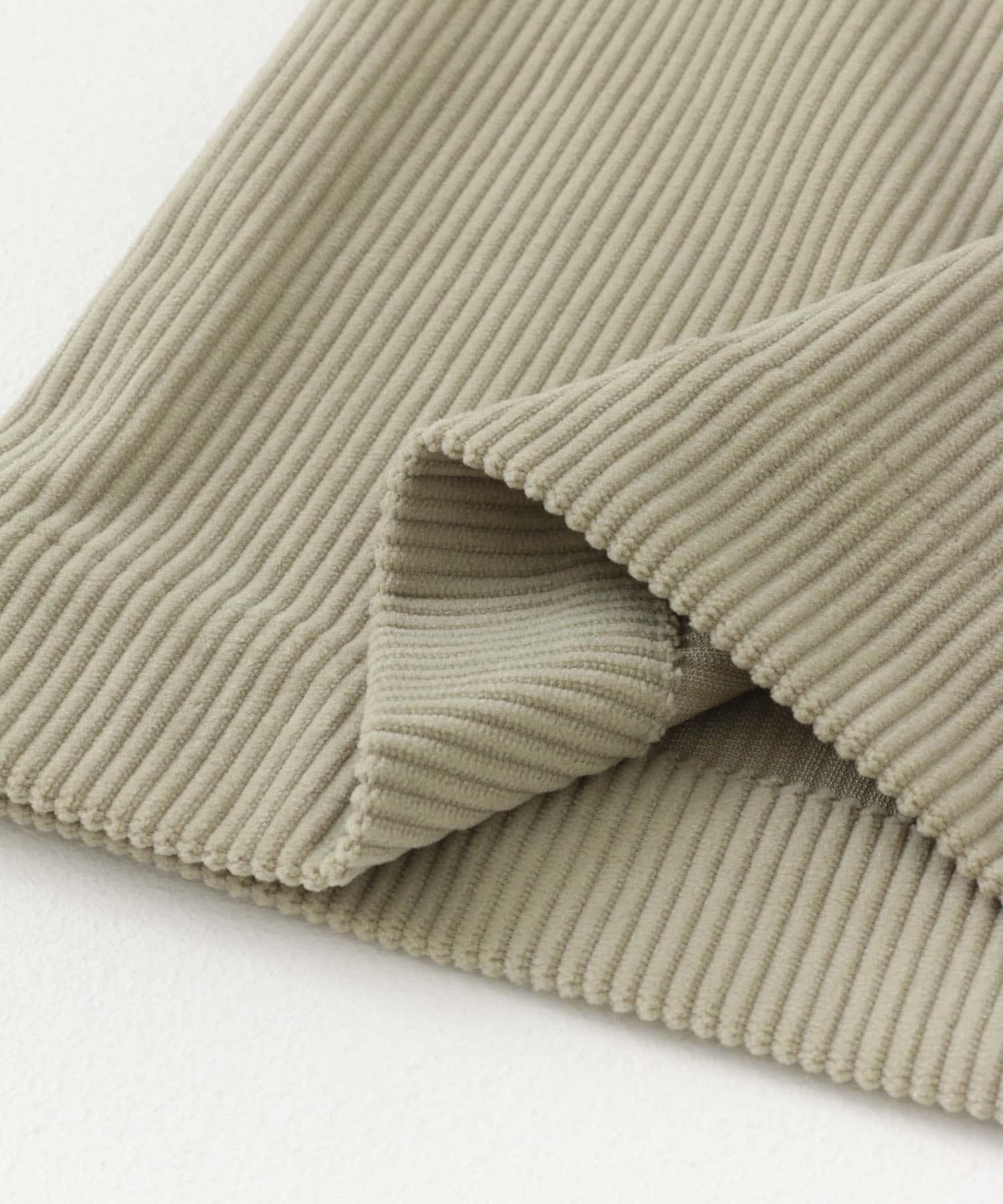 『セットアップ対応』 コーデュロイタックワイドパンツ L.KHAKI M