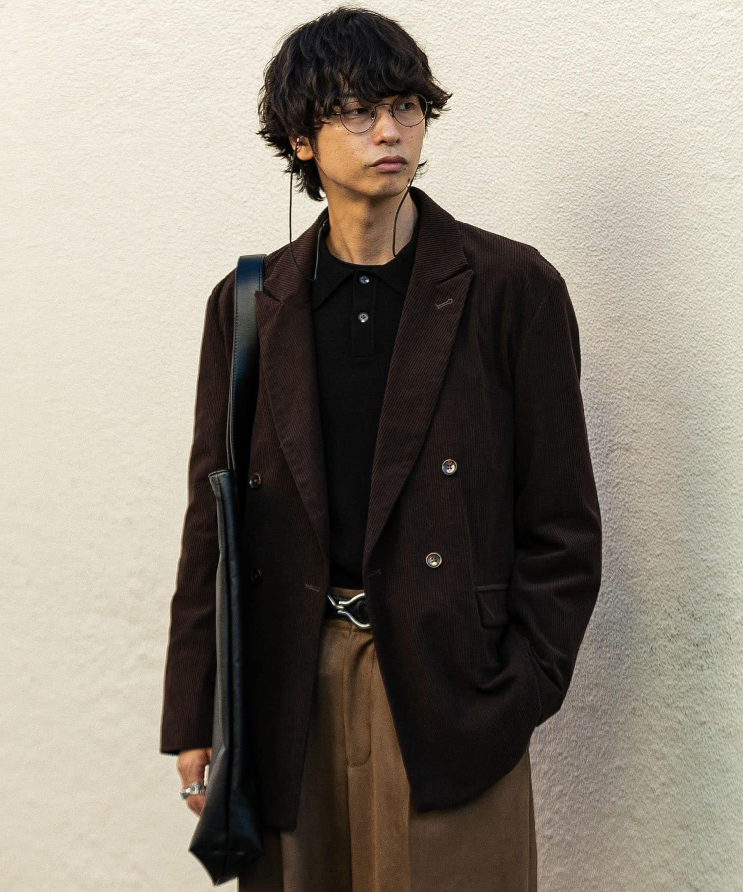 『セットアップ対応』 コーデュロイダブルルーズジャケット