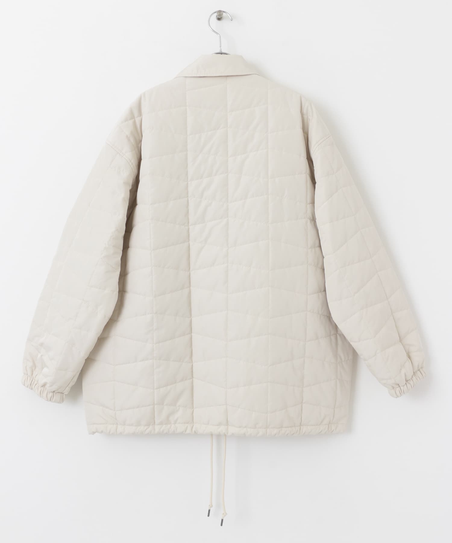 パデットキルティングコーチジャケット IVORY M