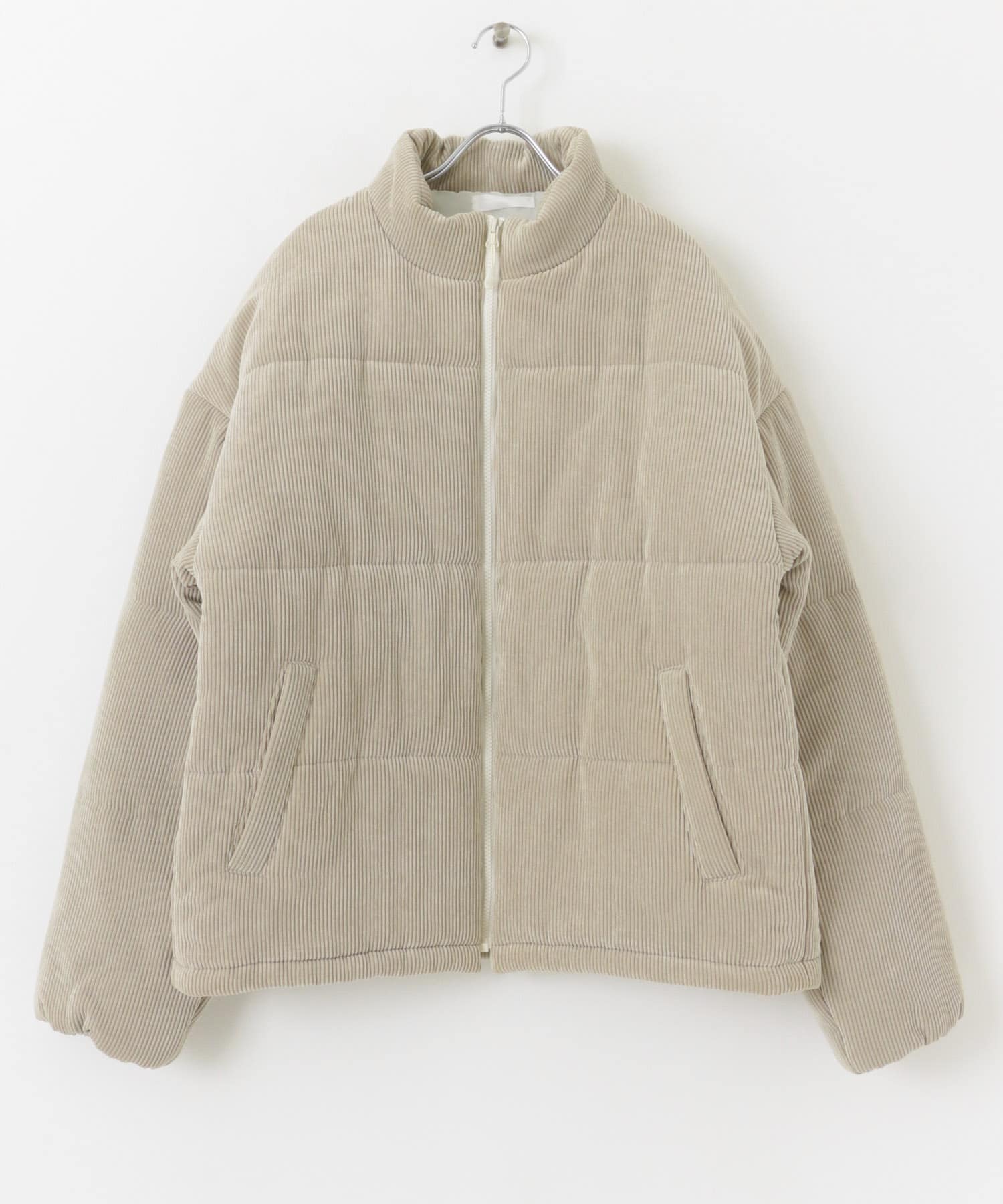 パデットドローコードツキブルゾン B BEIGE M