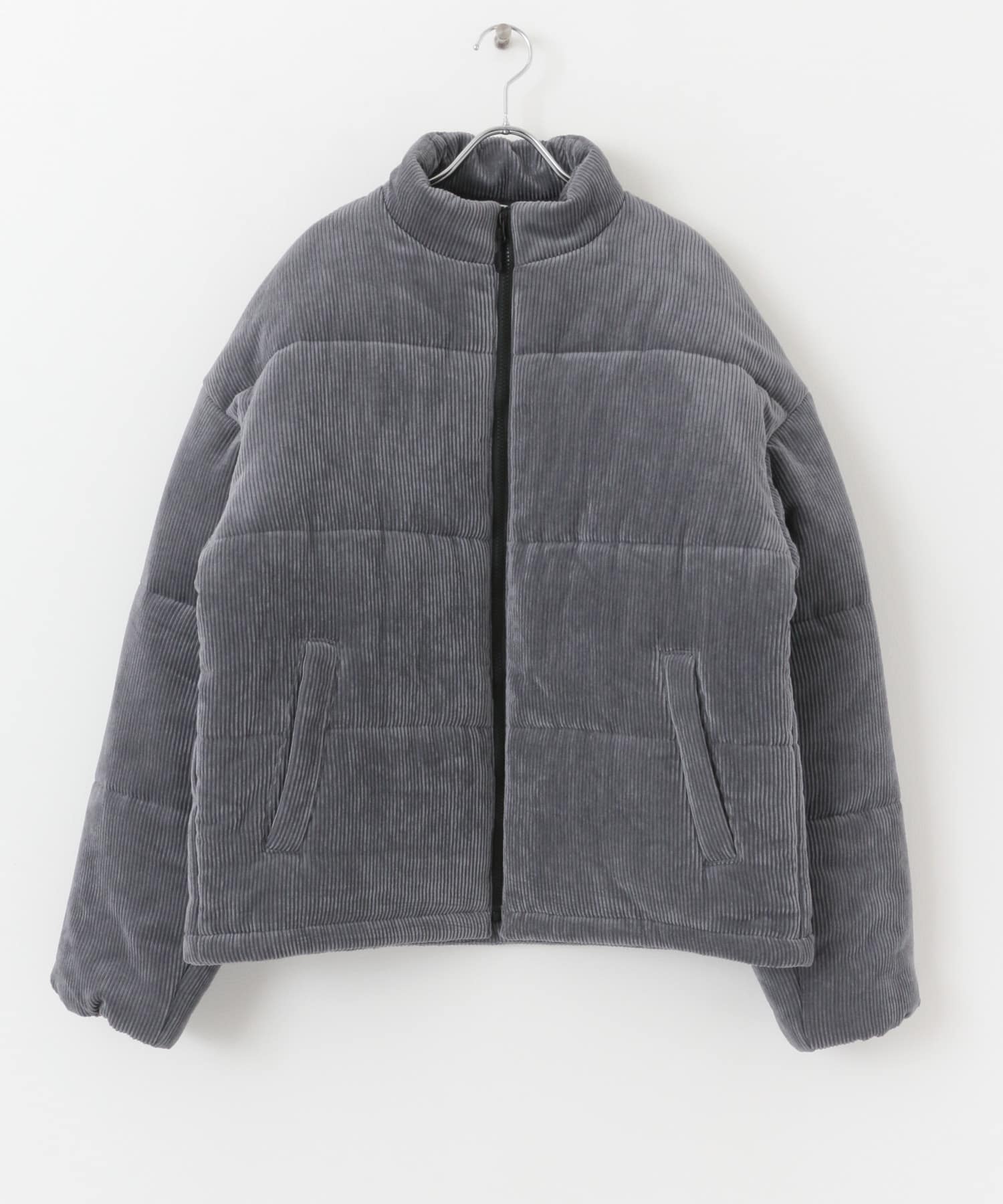 パデットドローコードツキブルゾン B GRAY M