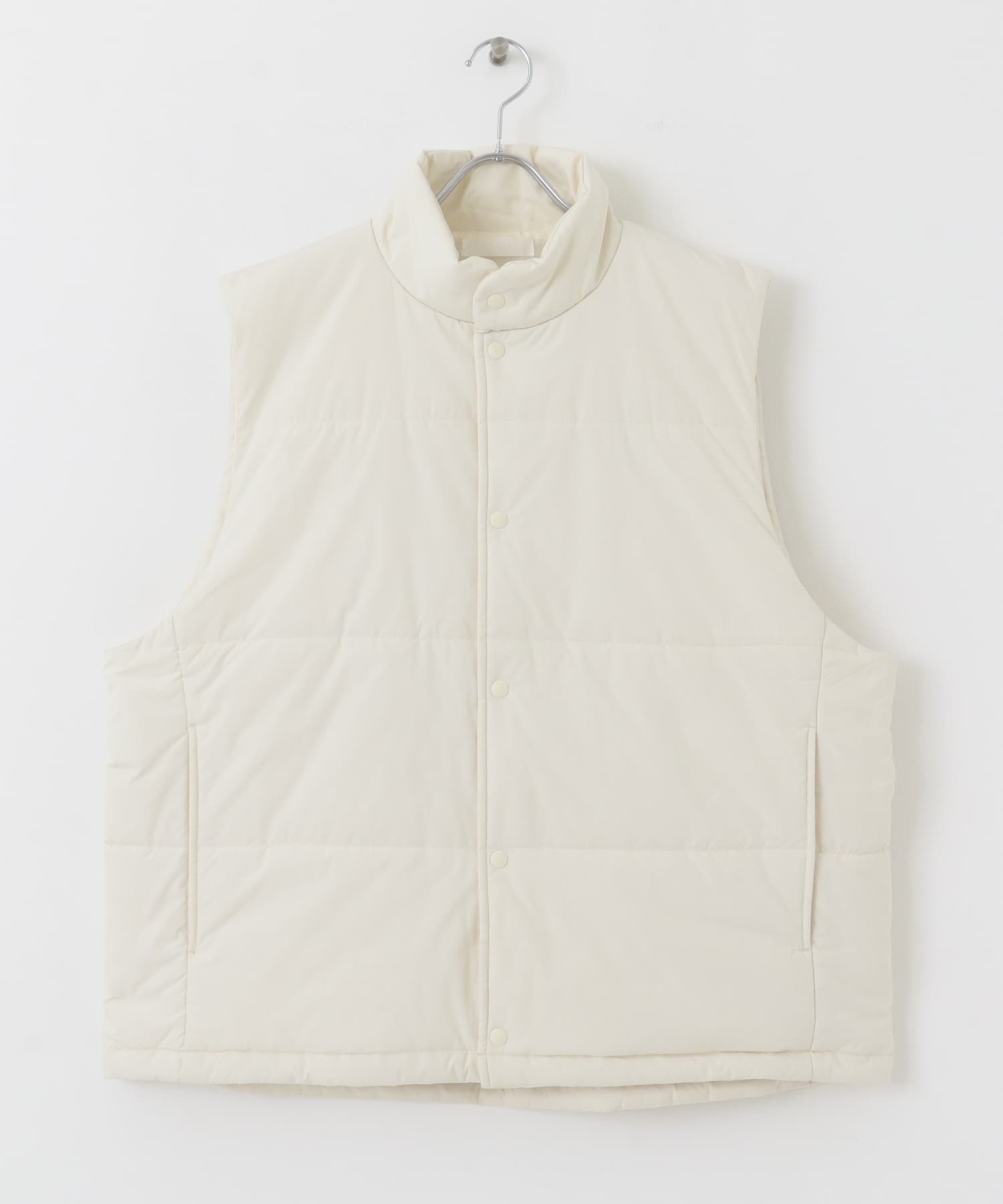 パデットドローコードツキベスト IVORY M