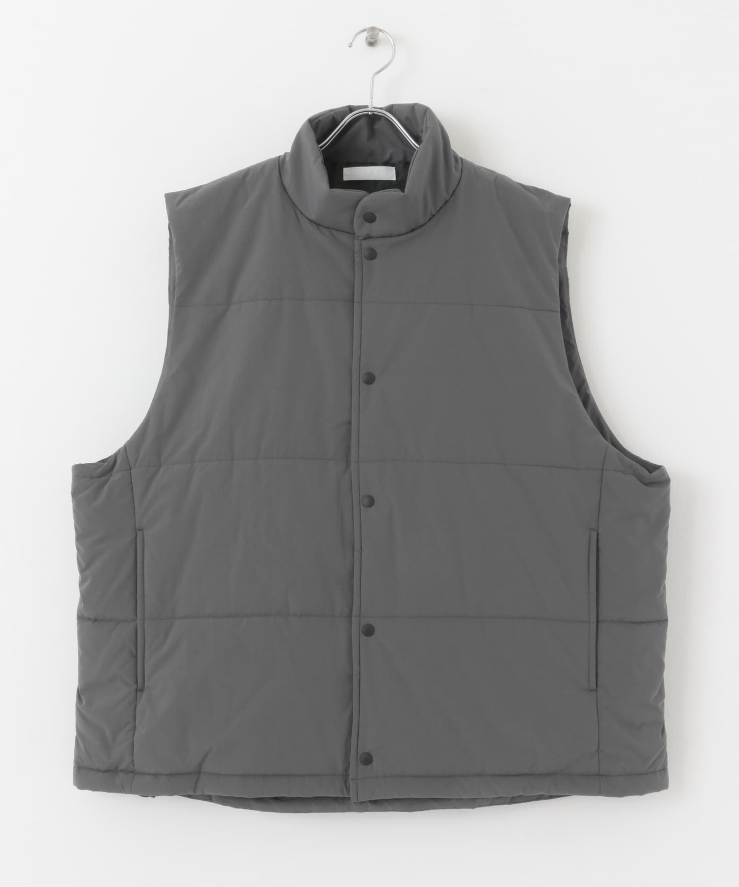 パデットドローコードツキベスト GRAY M