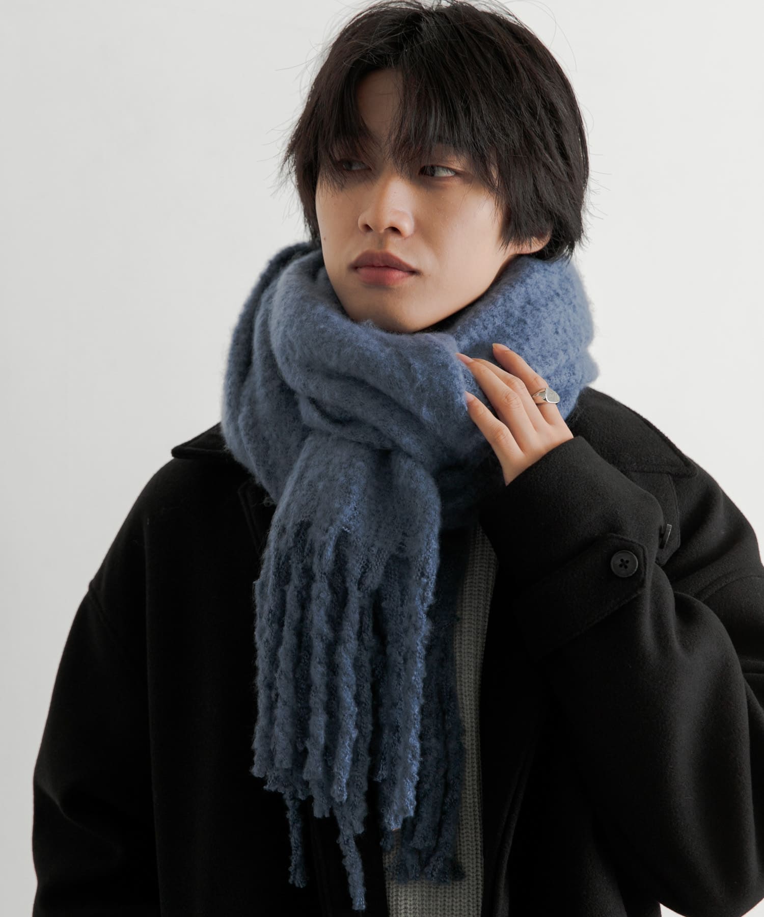 『ユニセックス』フリンジストール BLUE one