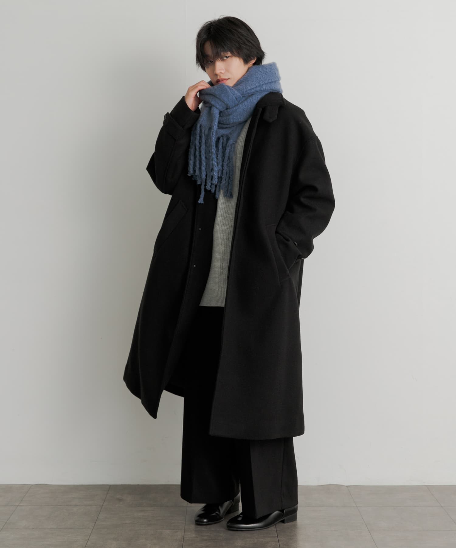 『ユニセックス』フリンジストール BLUE one