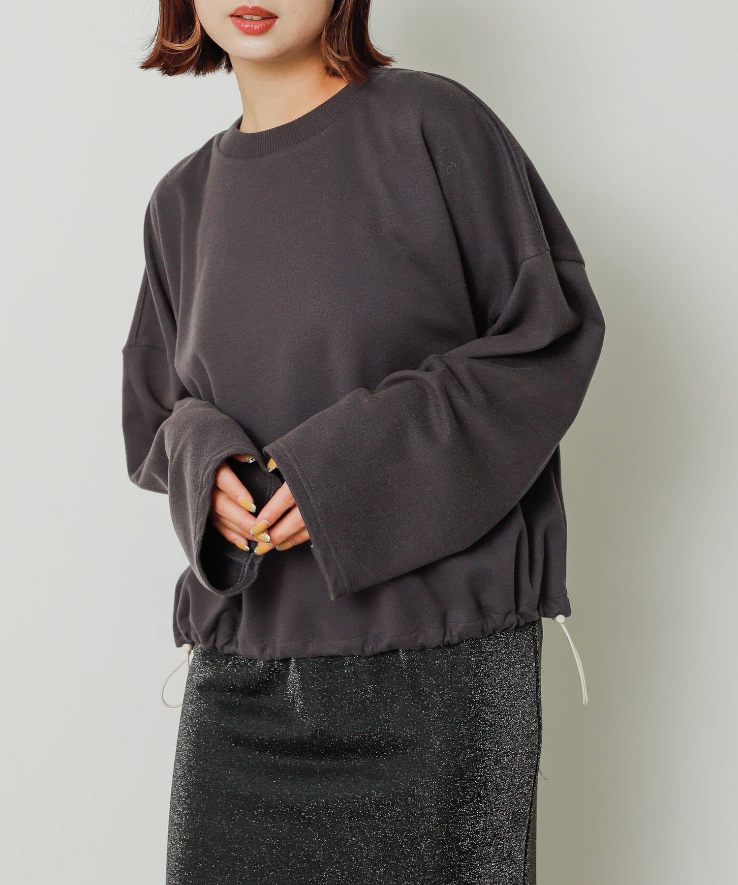身長：159cm サイズ：one