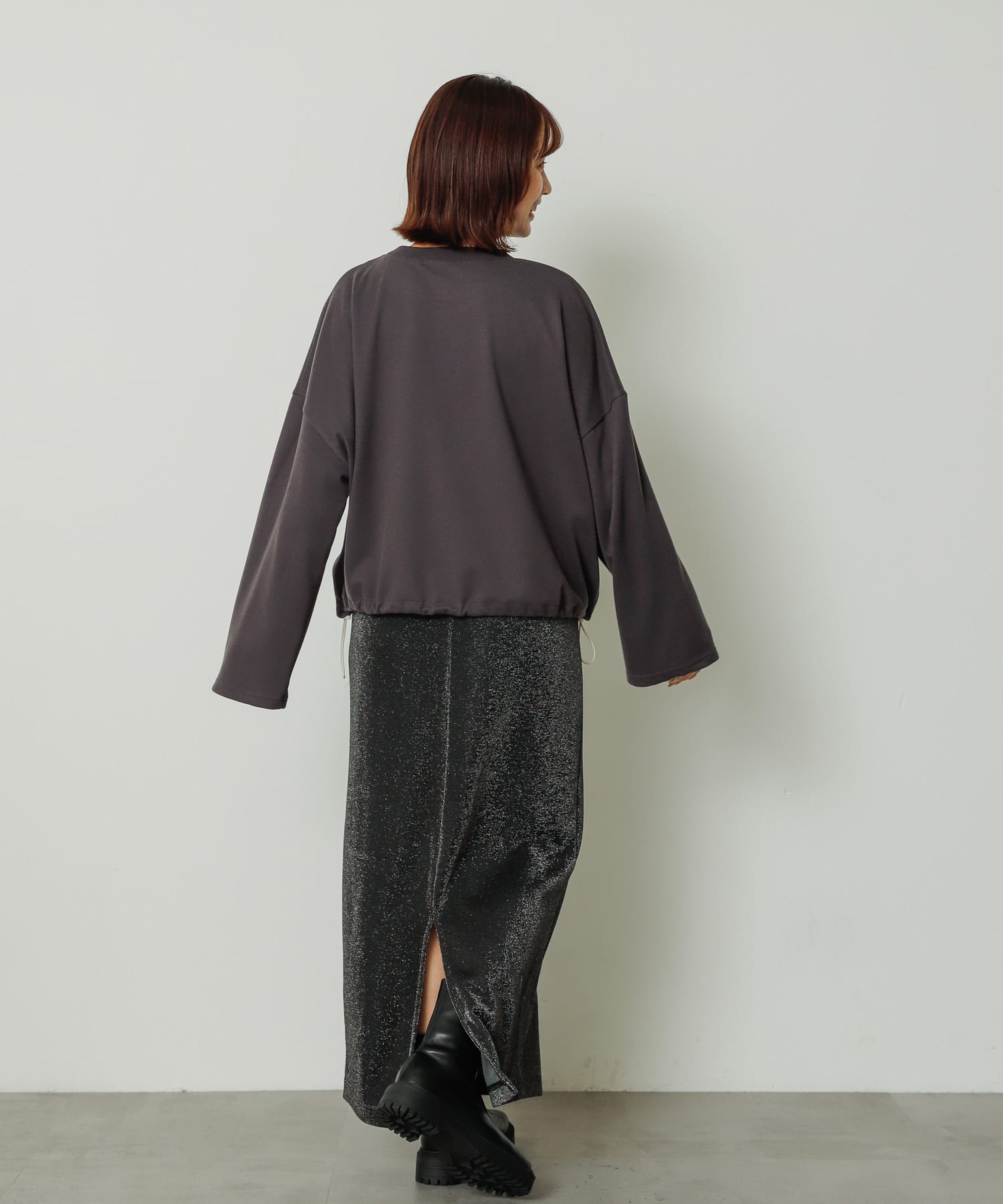 身長：159cm サイズ：one