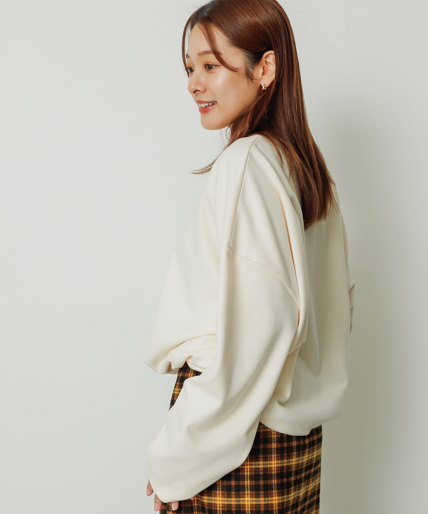 身長：155cm サイズ：one