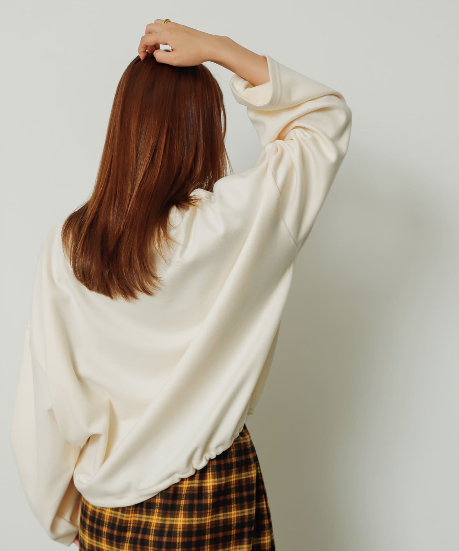 身長：155cm サイズ：one