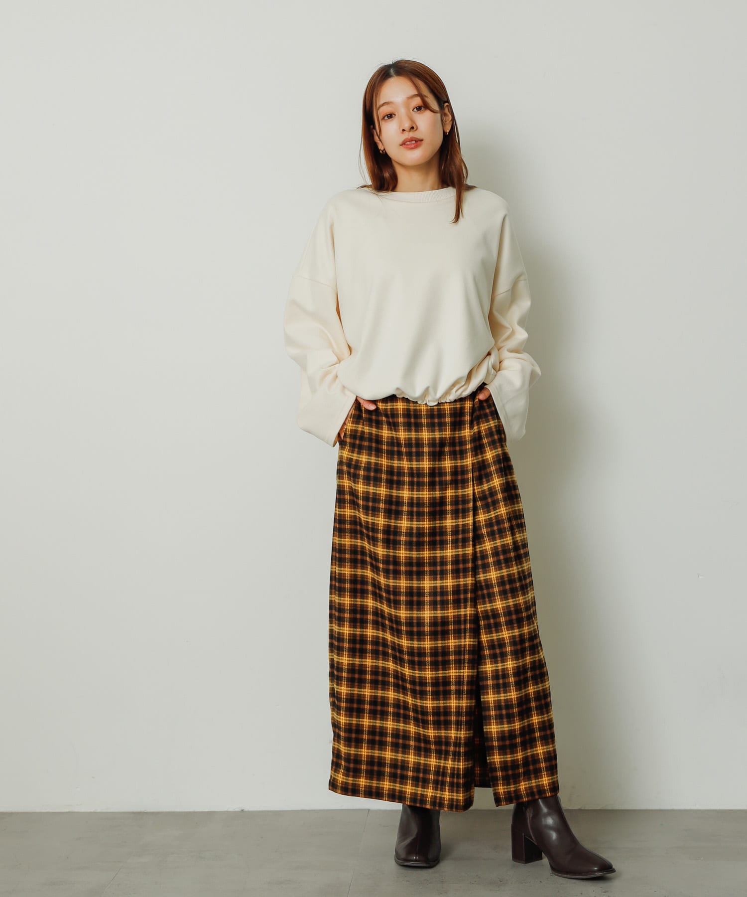身長：155cm サイズ：one