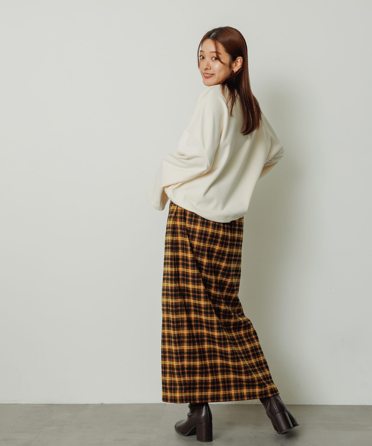 身長：155cm サイズ：one