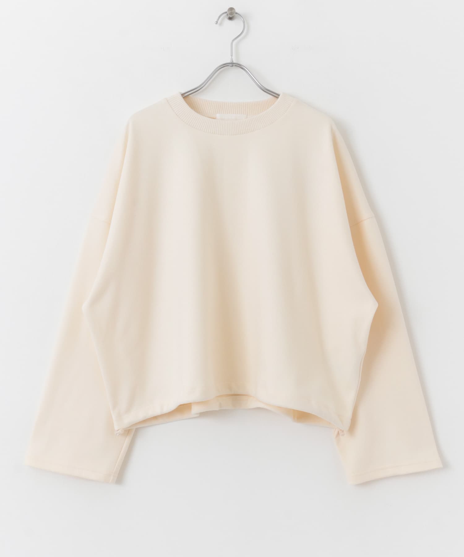ウールライクジャージープルオーバー IVORY one