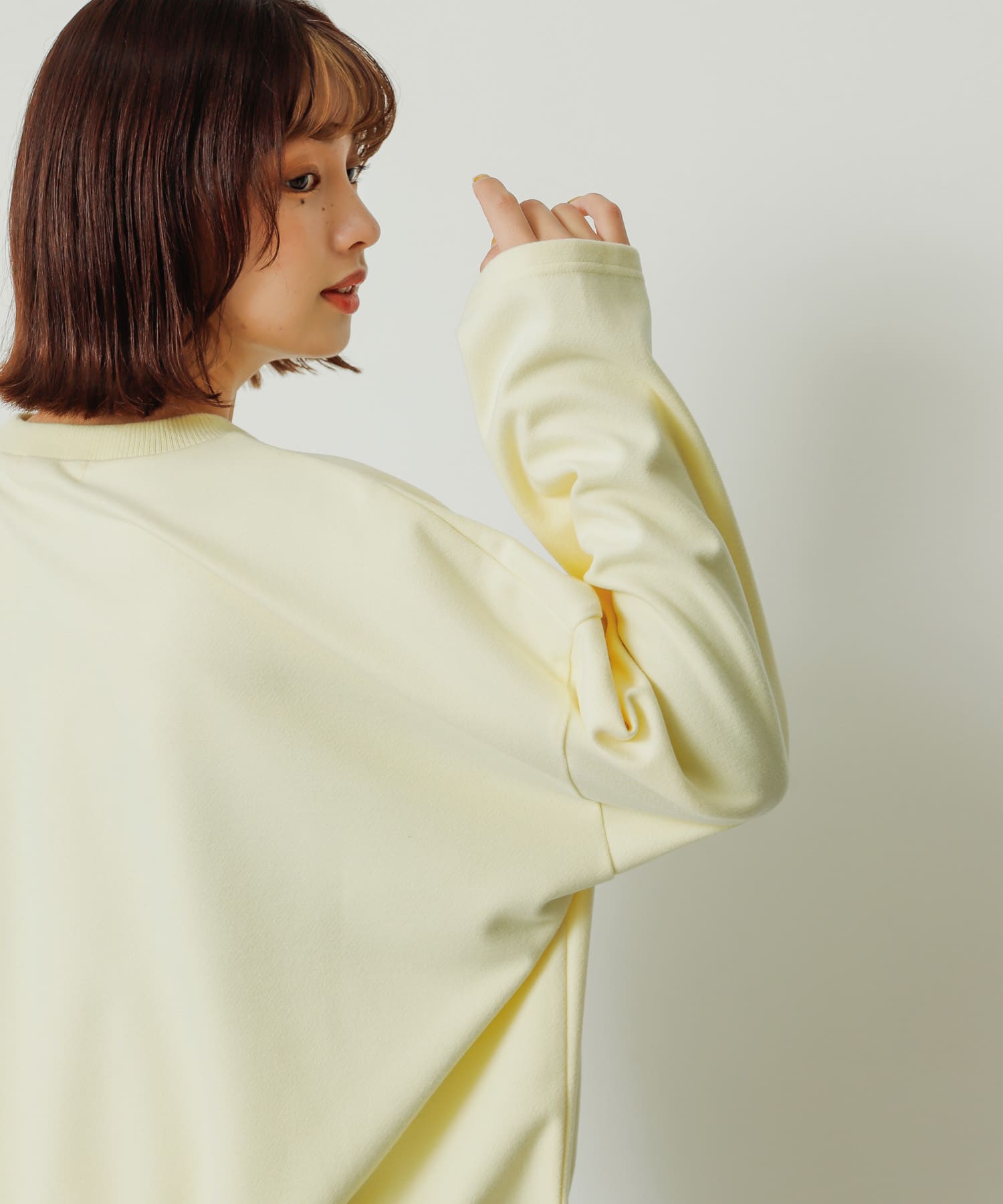 身長：159cm サイズ：one
