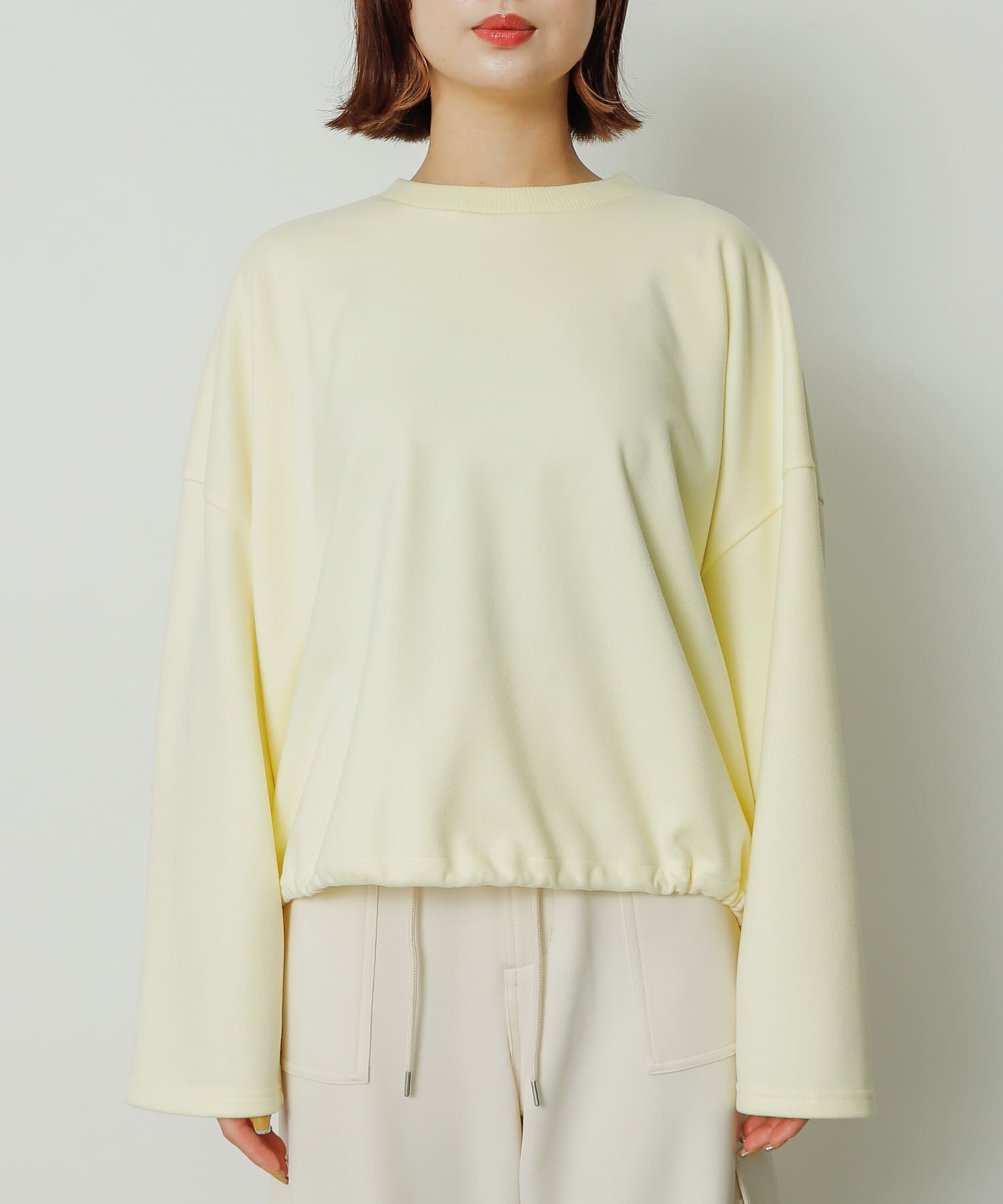 身長：159cm サイズ：one