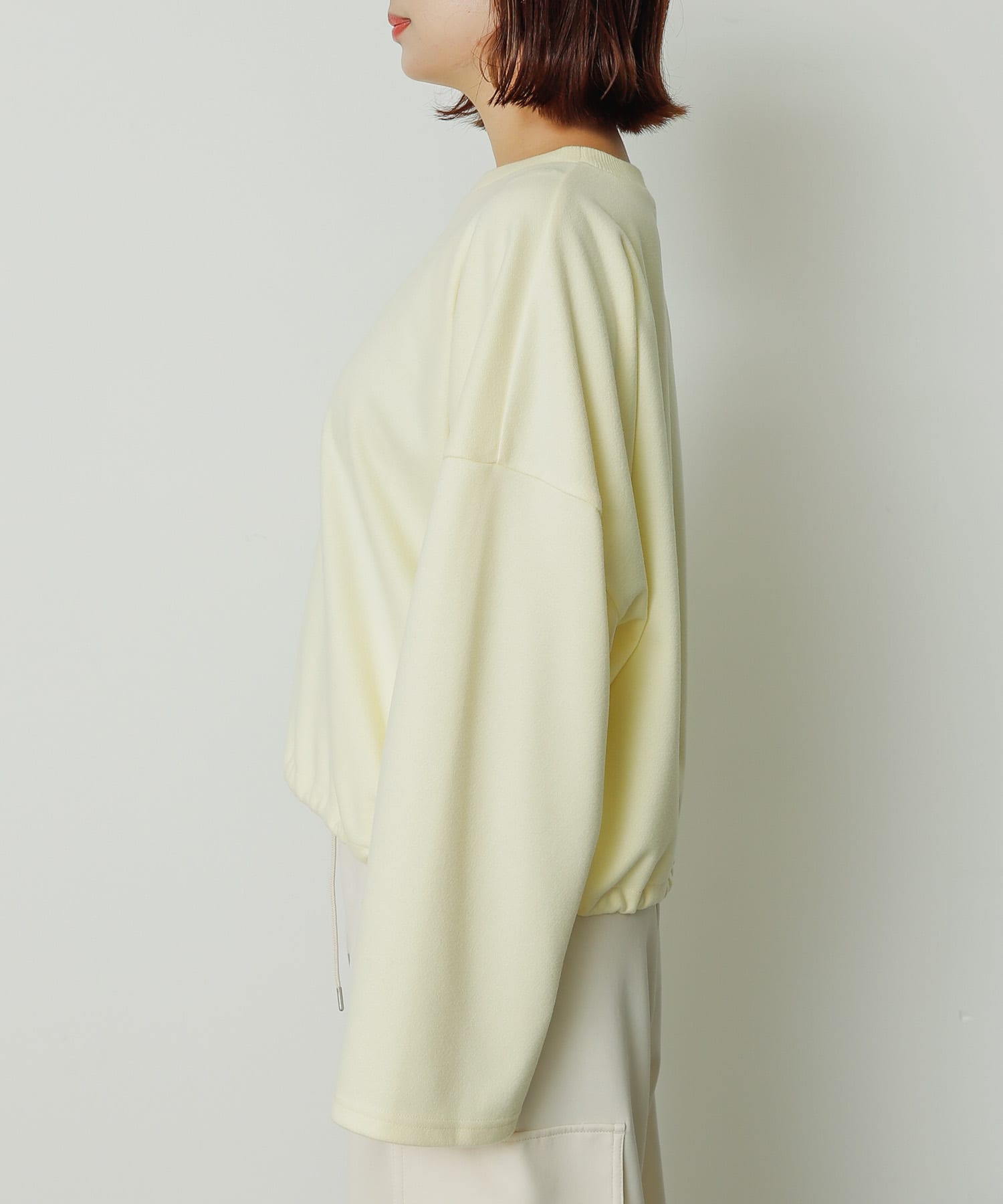 身長：159cm サイズ：one