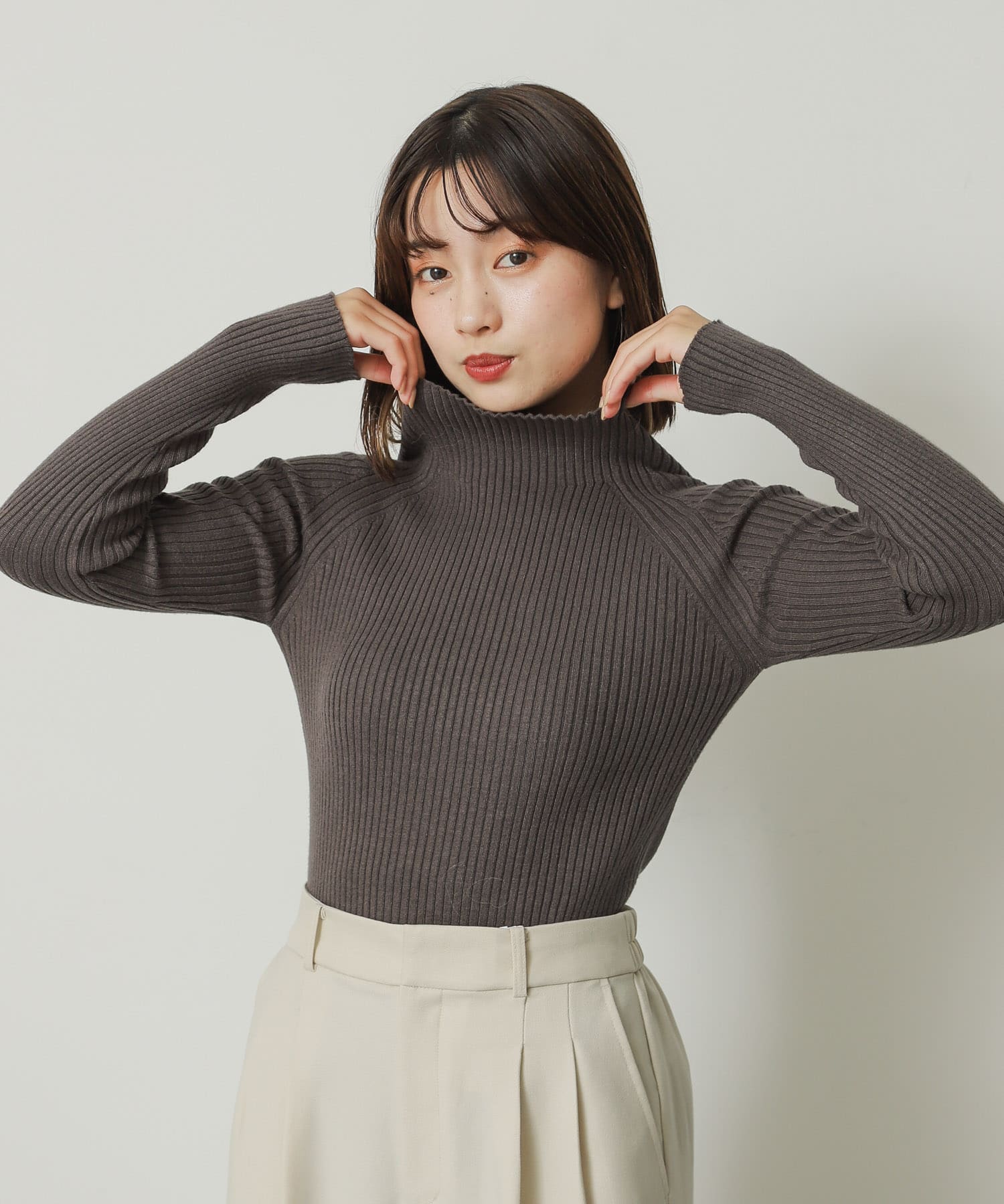 身長：158cm サイズ：one