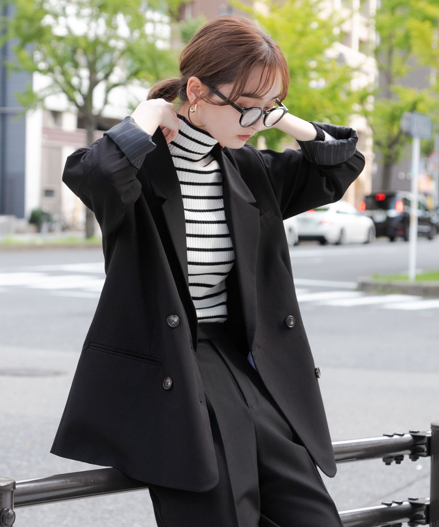 身長：169cm サイズ：one