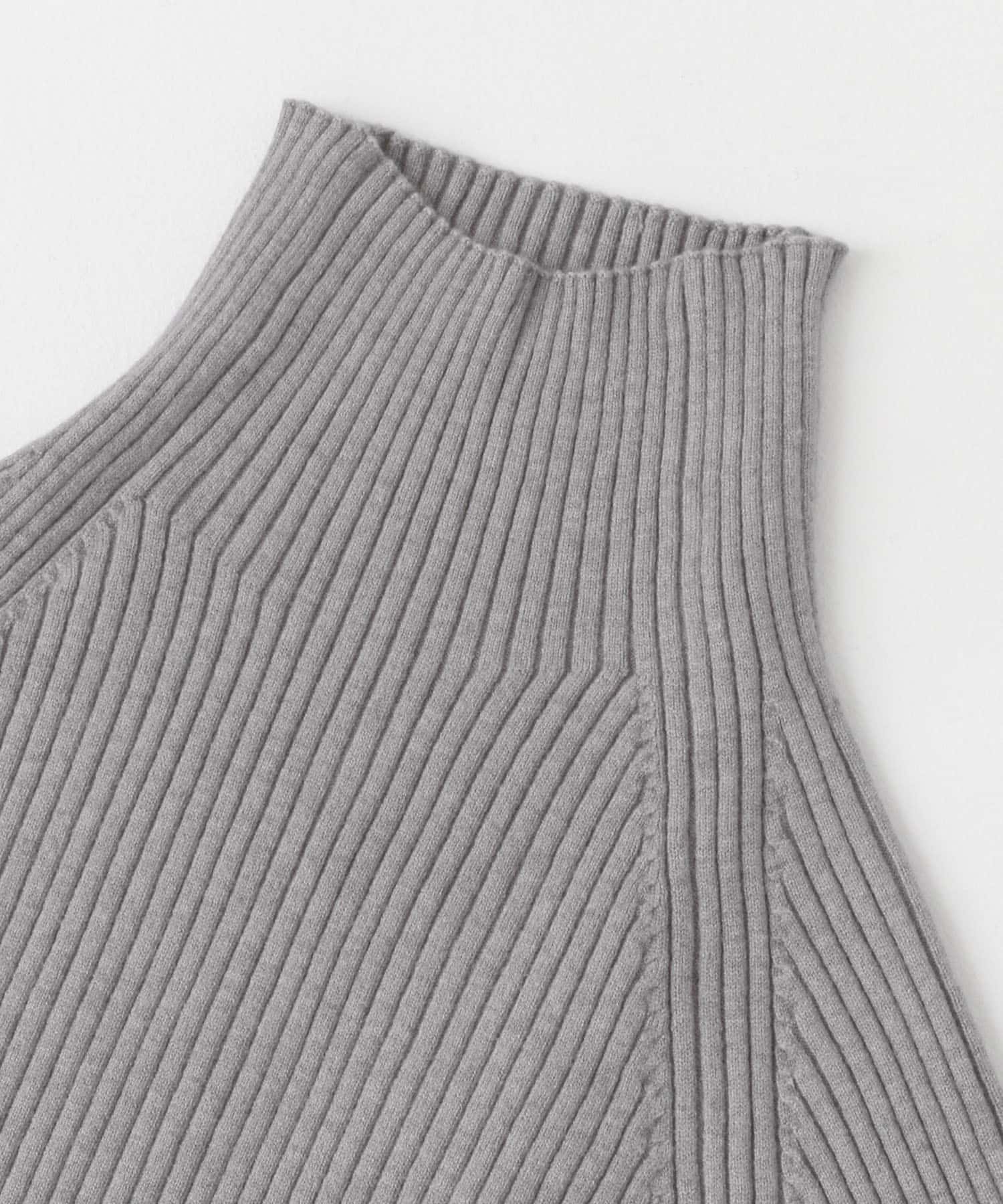 『一部WEB限定』ストレッチリブハイネックセーター GRAY COMPACT