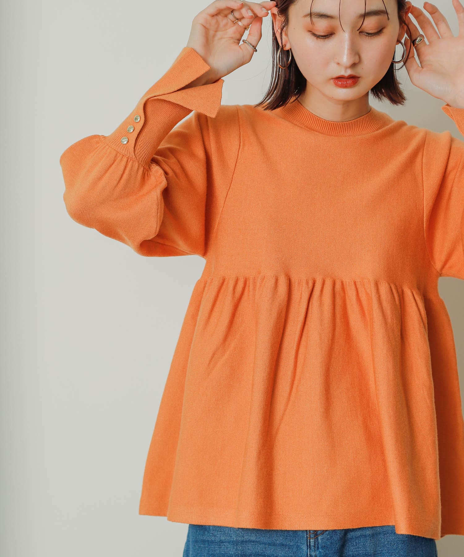 身長：169cm サイズ：one