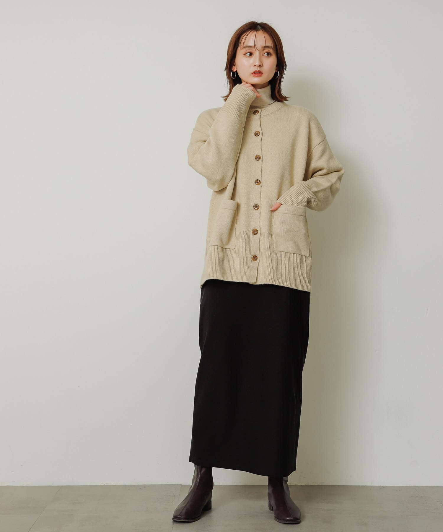 身長：169cm サイズ：one