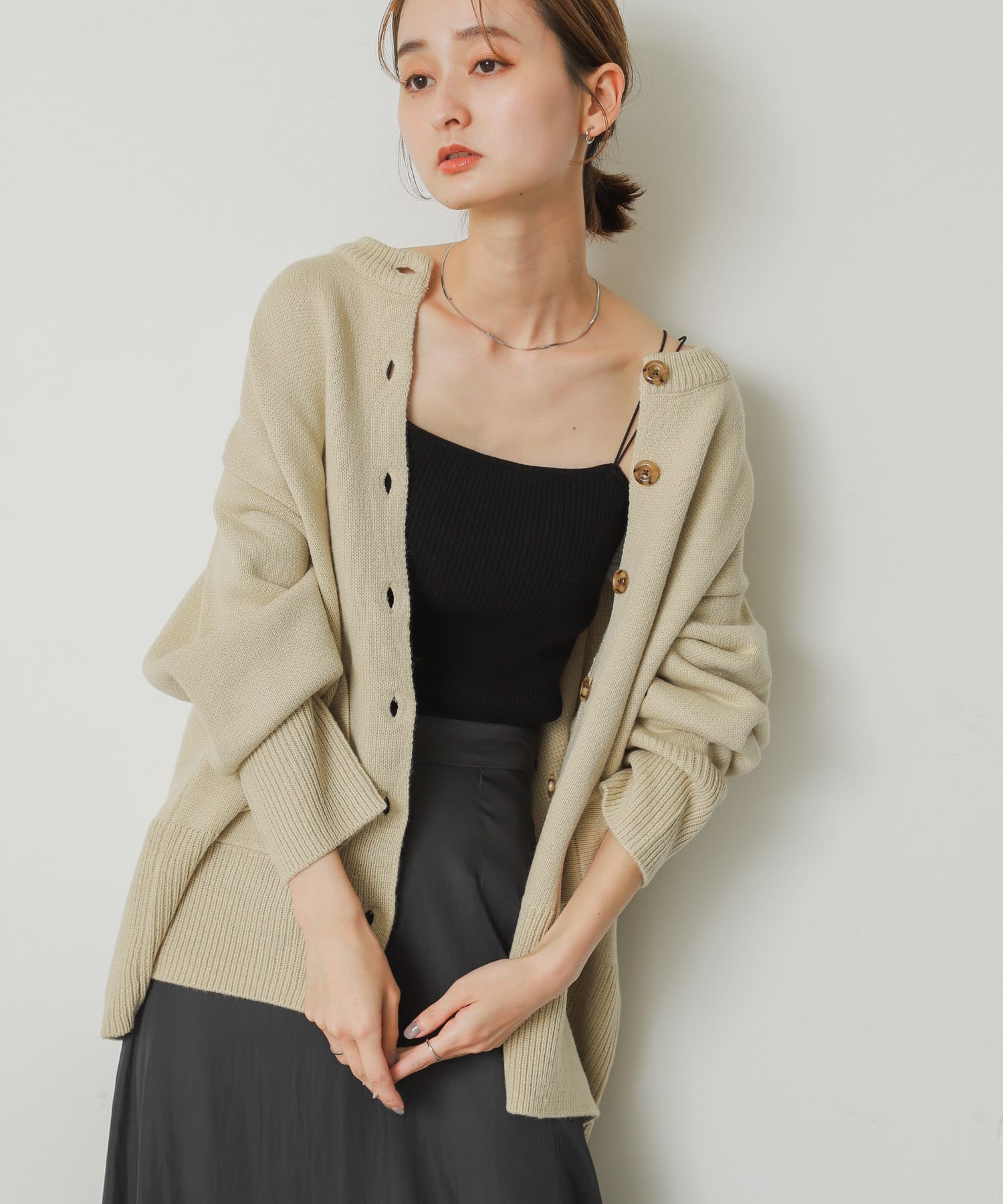 身長：169cm サイズ：one