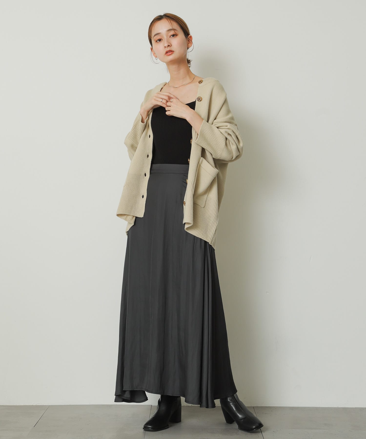 身長：169cm サイズ：one