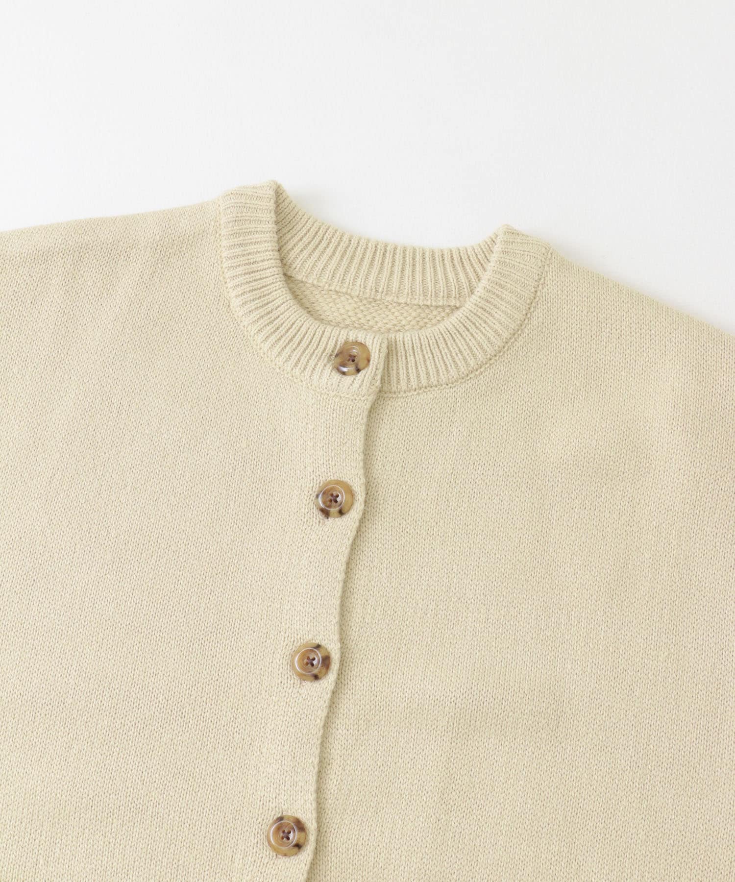 クルーネックルーズカーディガン BEIGE one