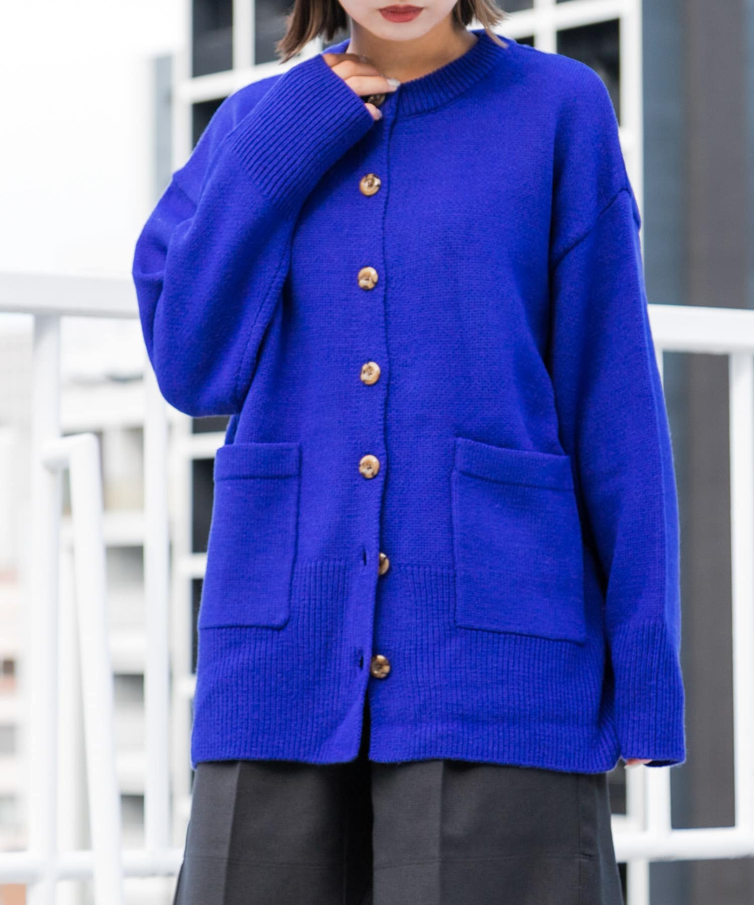 身長：158cm サイズ：one