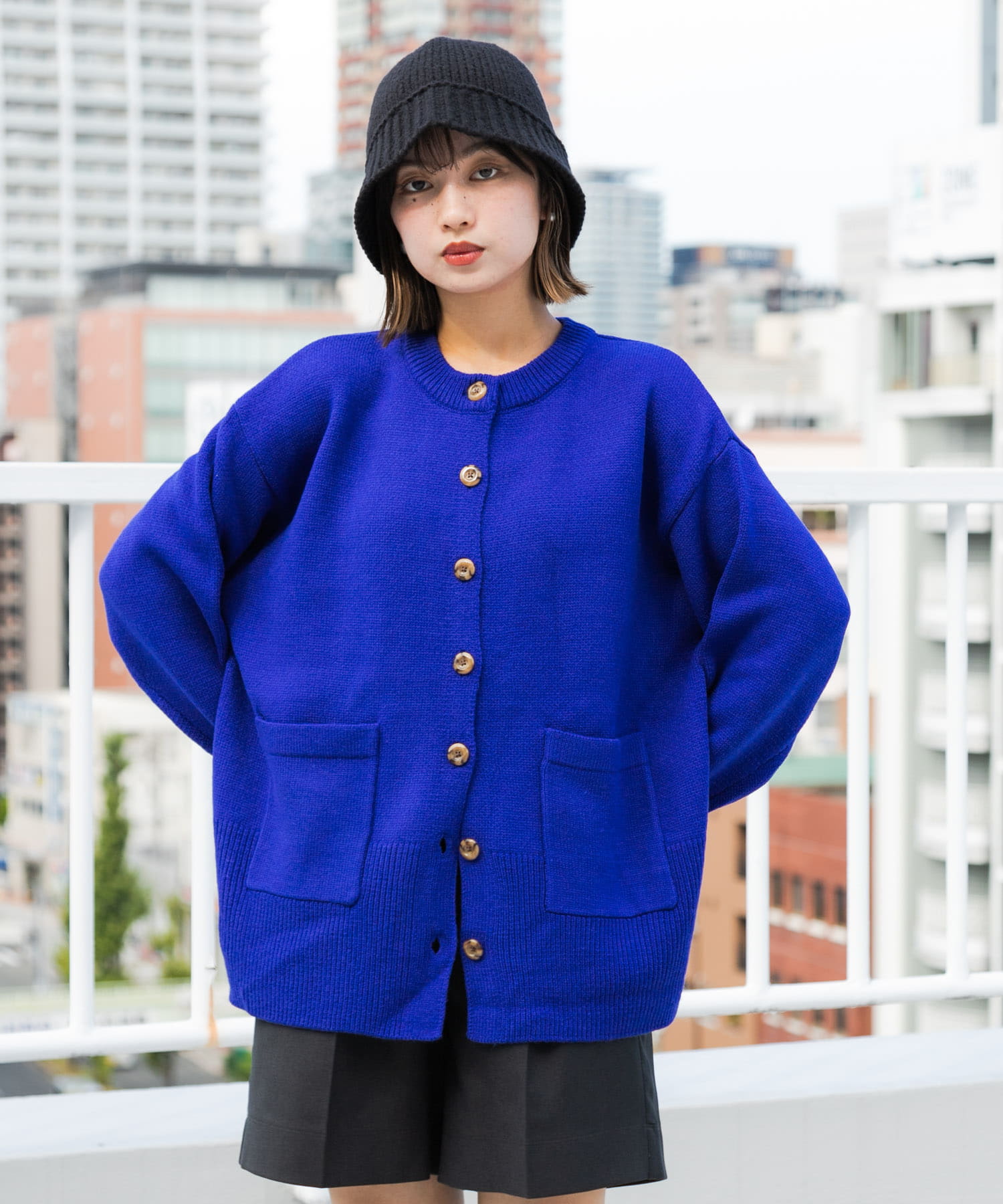 身長：158cm サイズ：one