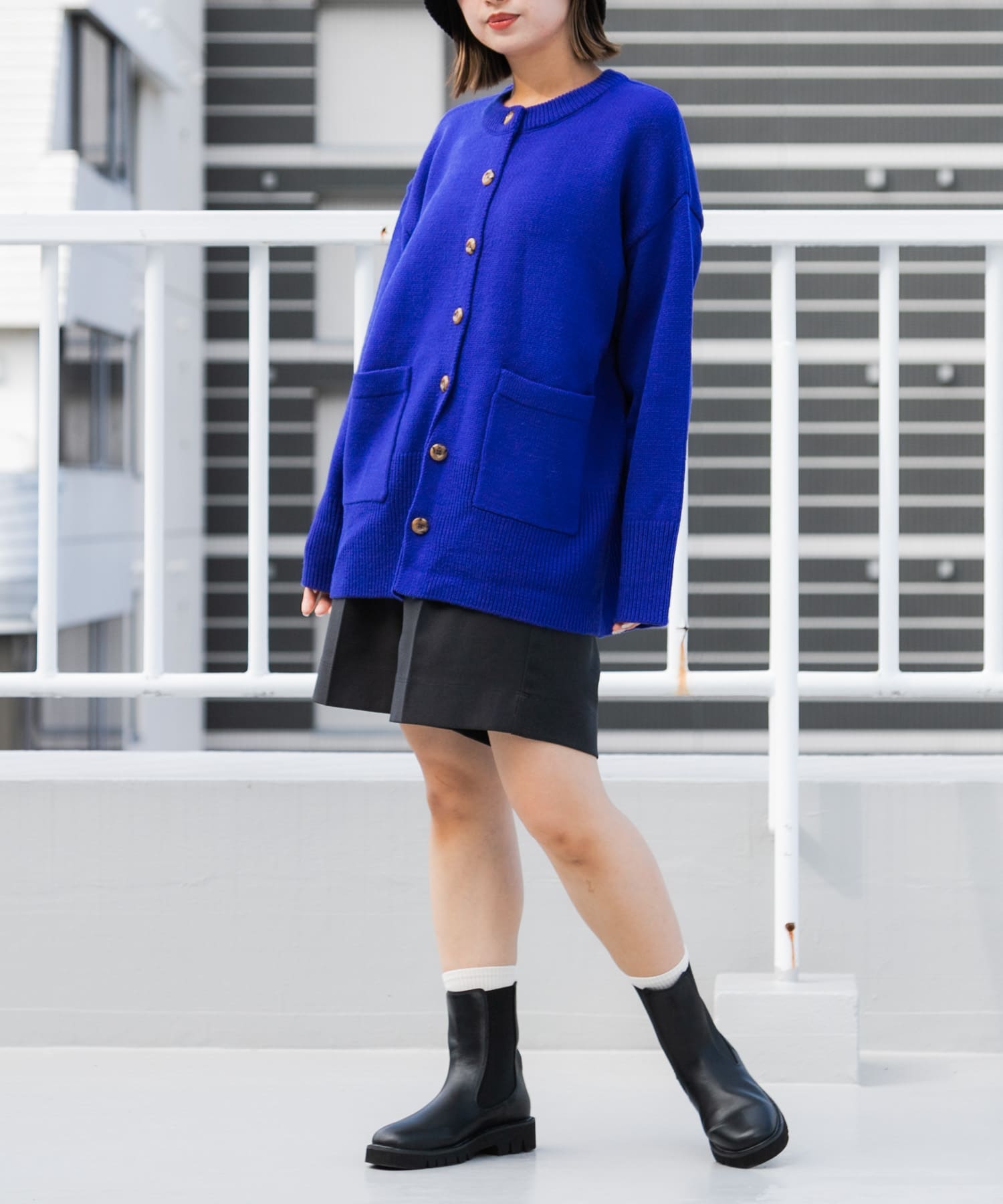 身長：158cm サイズ：one