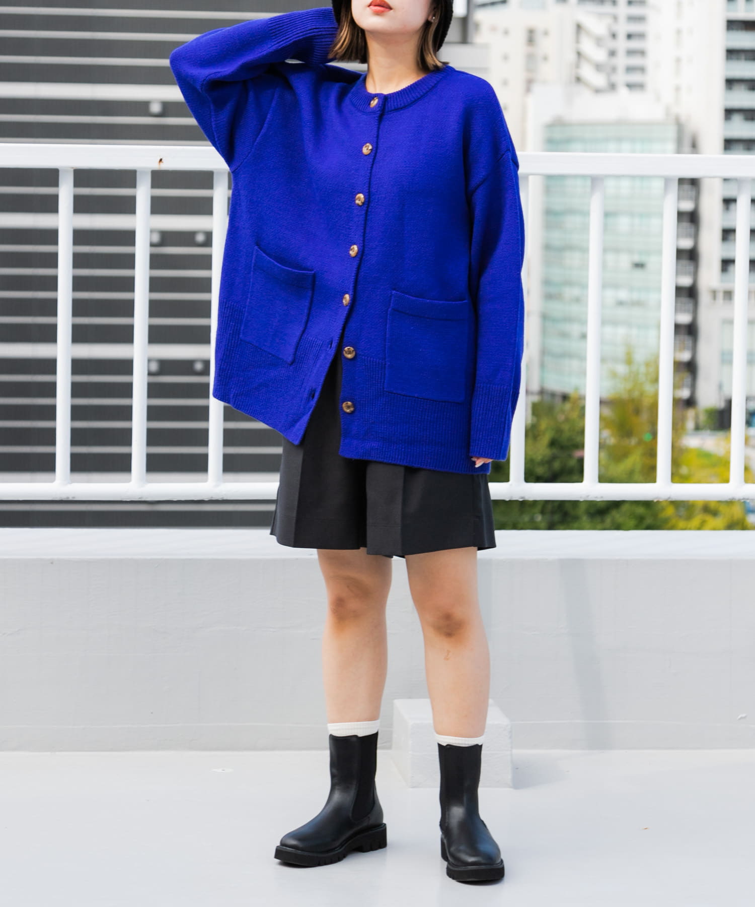 身長：158cm サイズ：one