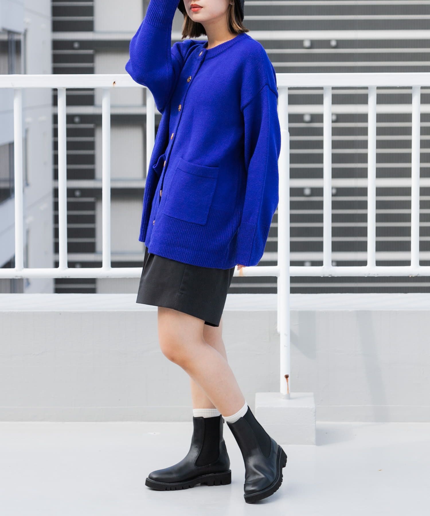 身長：158cm サイズ：one