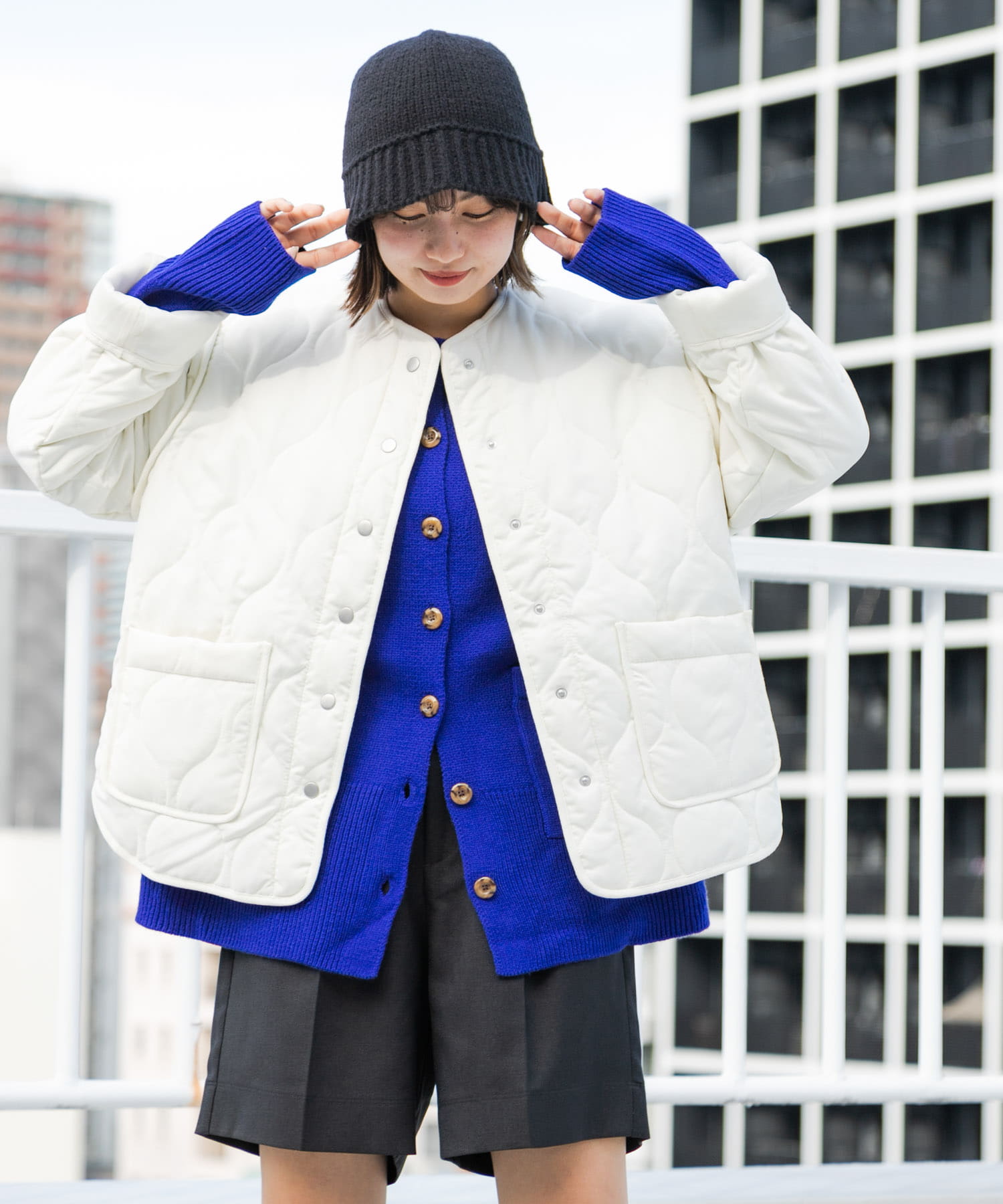 身長：158cm サイズ：one