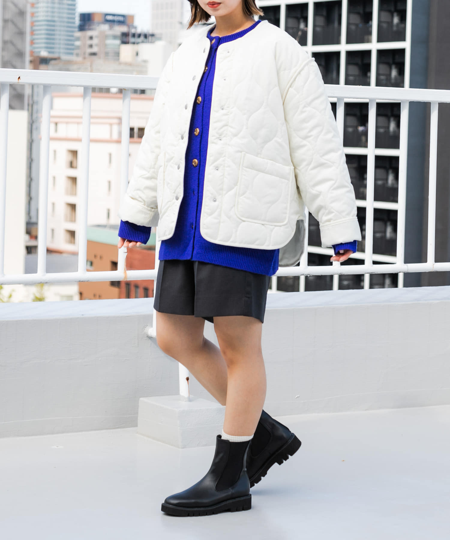 身長：158cm サイズ：one