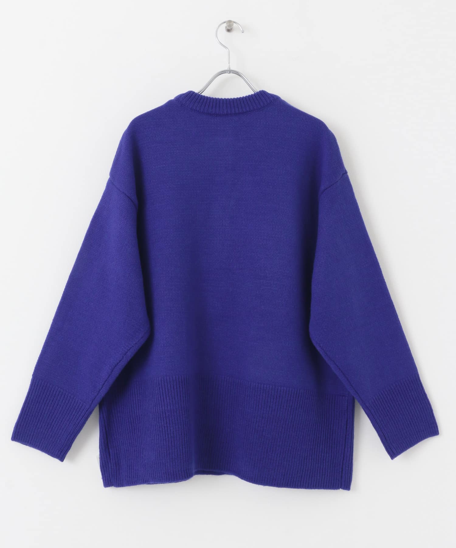 クルーネックルーズカーディガン BLUE one