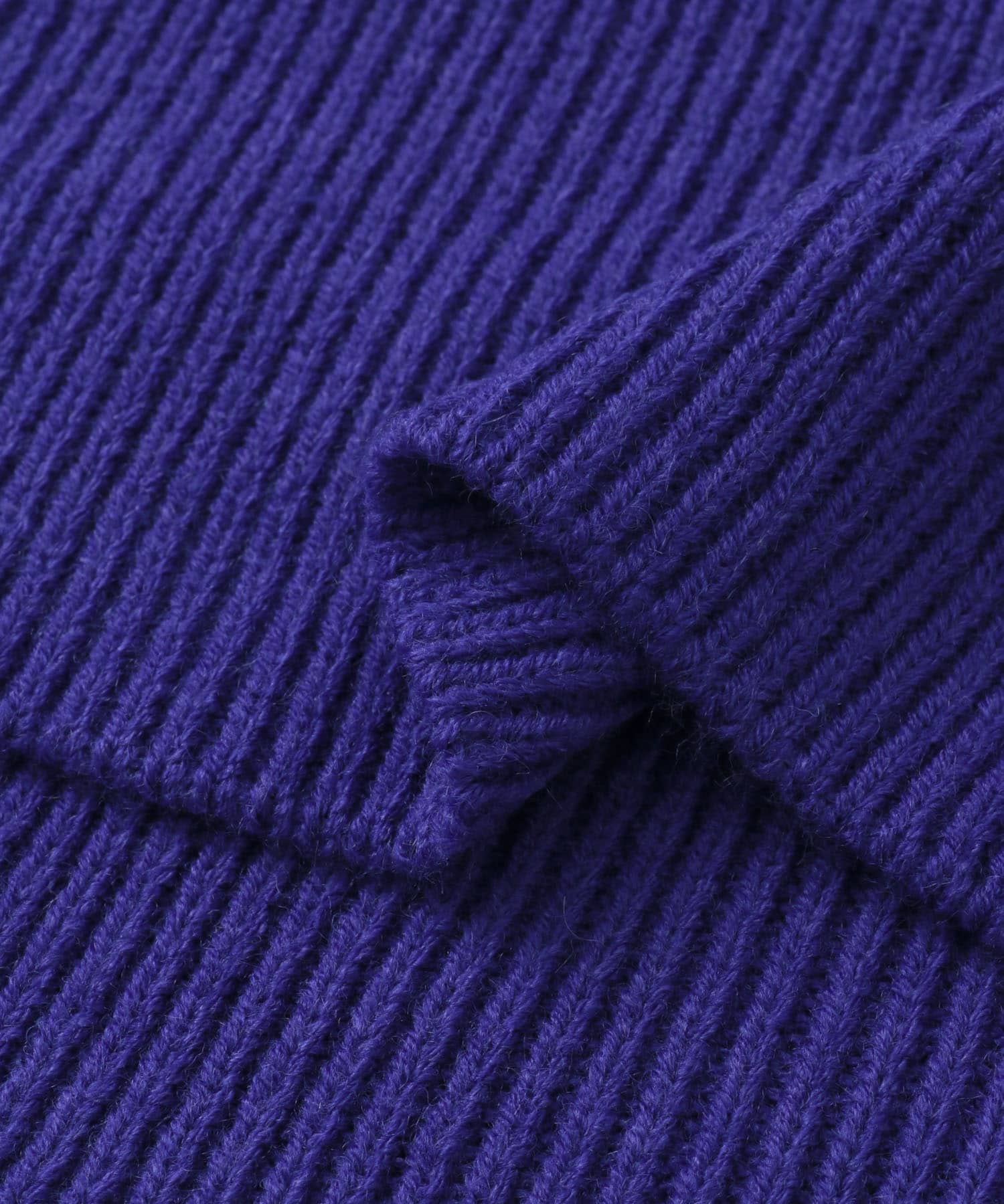 クルーネックルーズカーディガン BLUE one