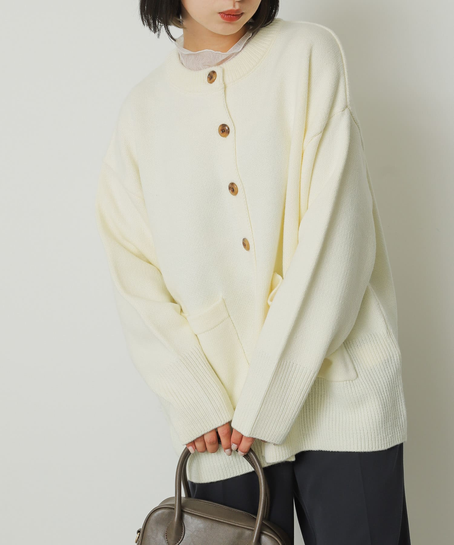 身長：158cm サイズ：one
