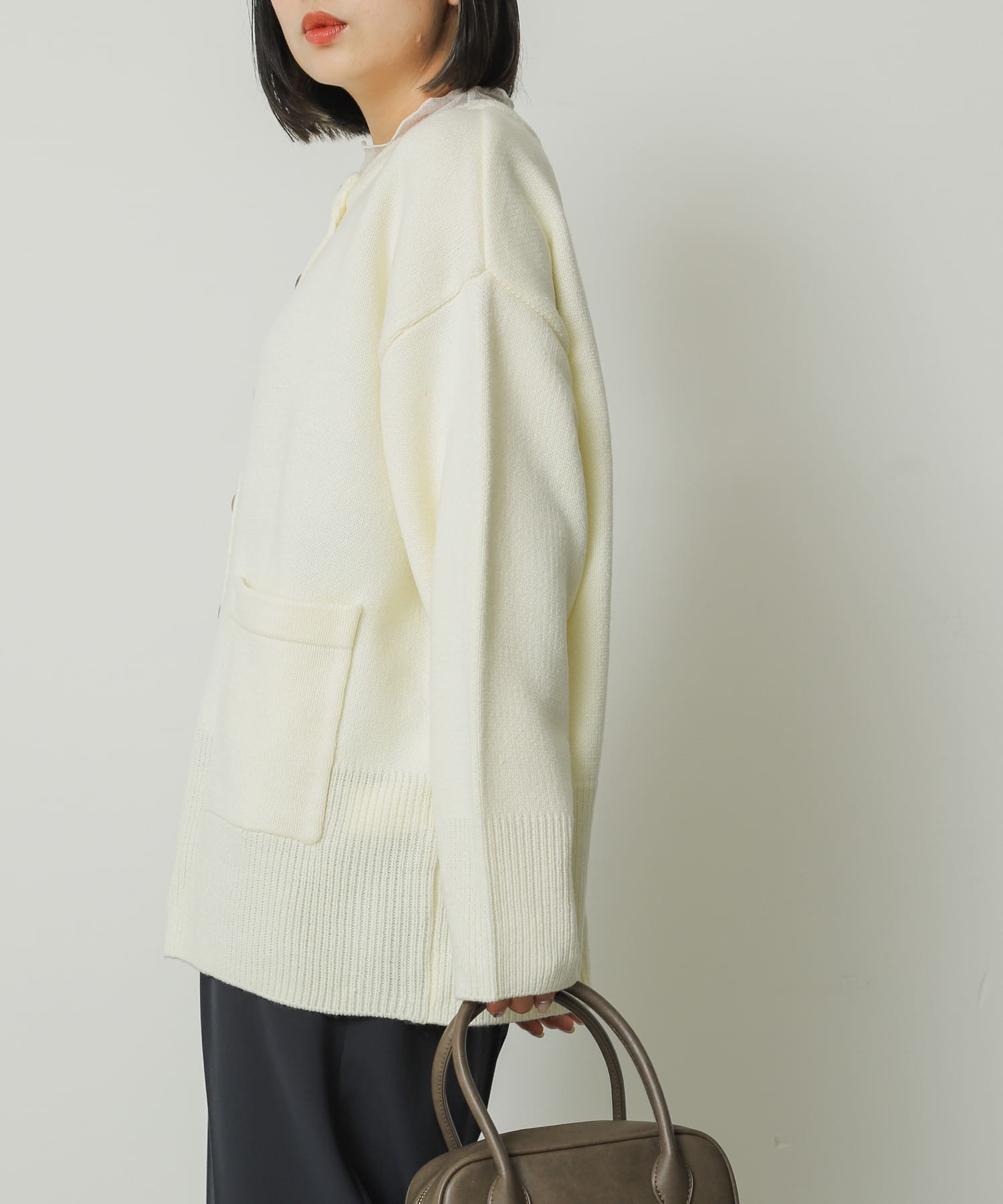 身長：158cm サイズ：one